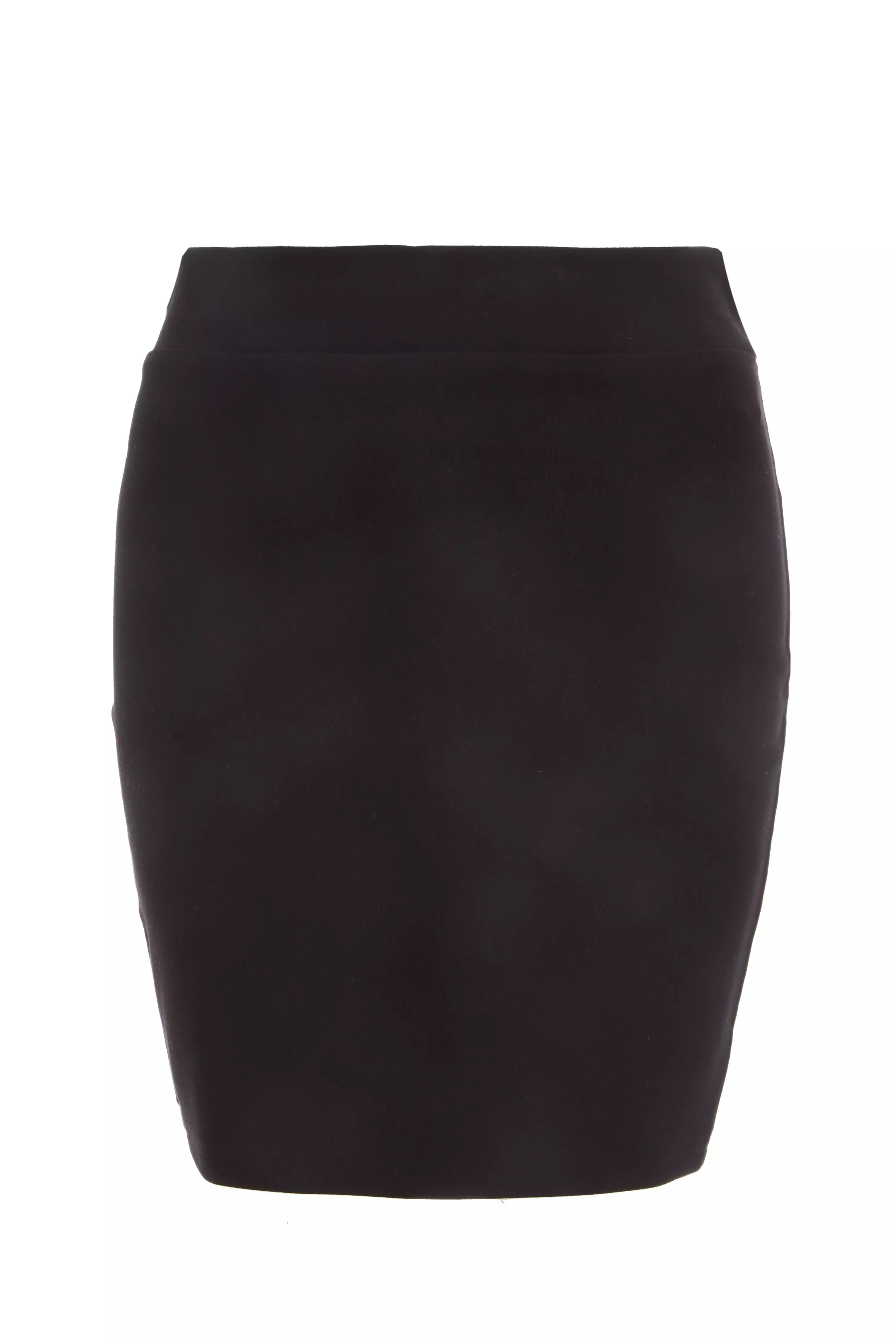 Black ribbed bodycon skirt hotsell