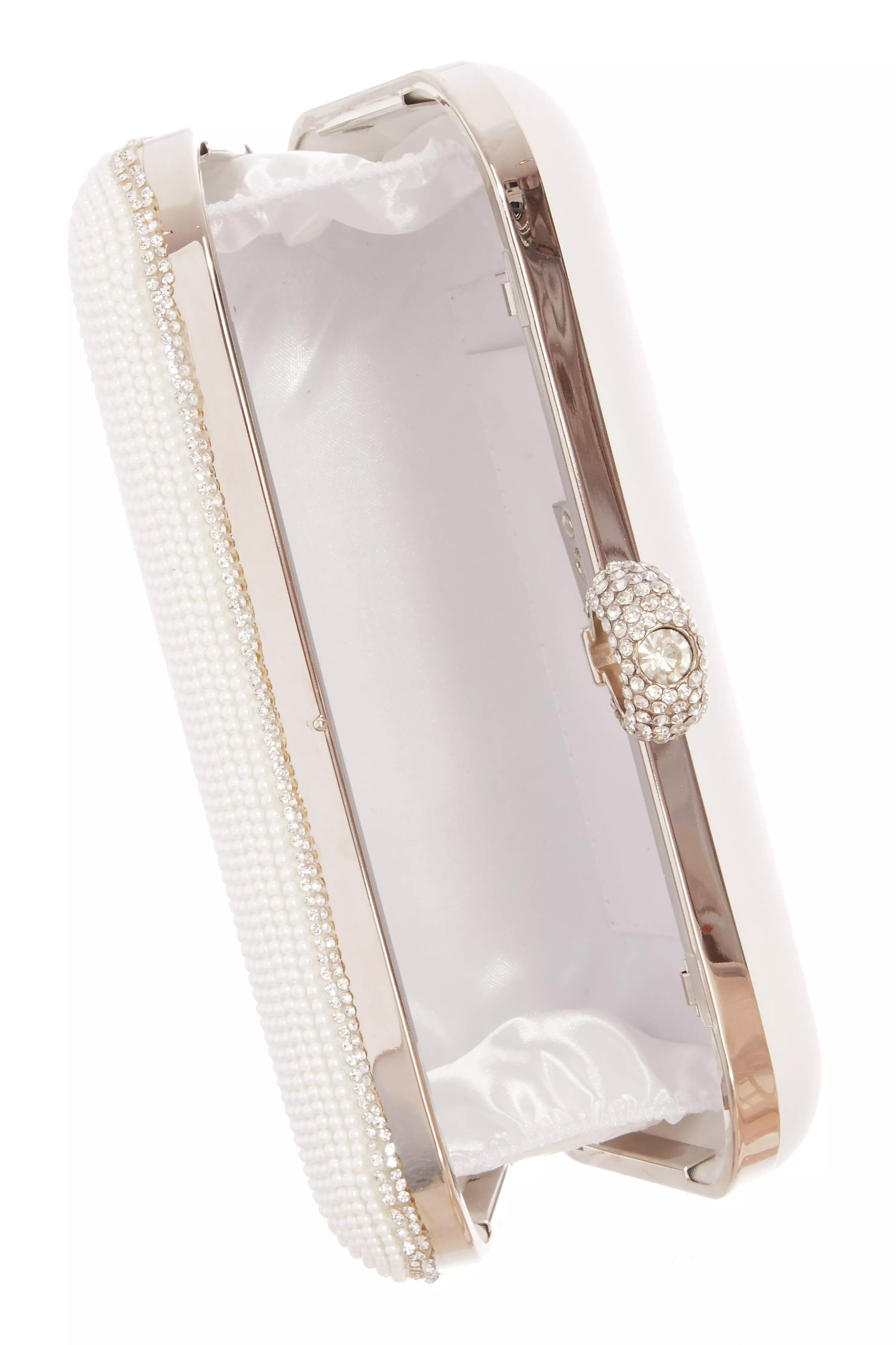 White Bridal Ring Box Bag