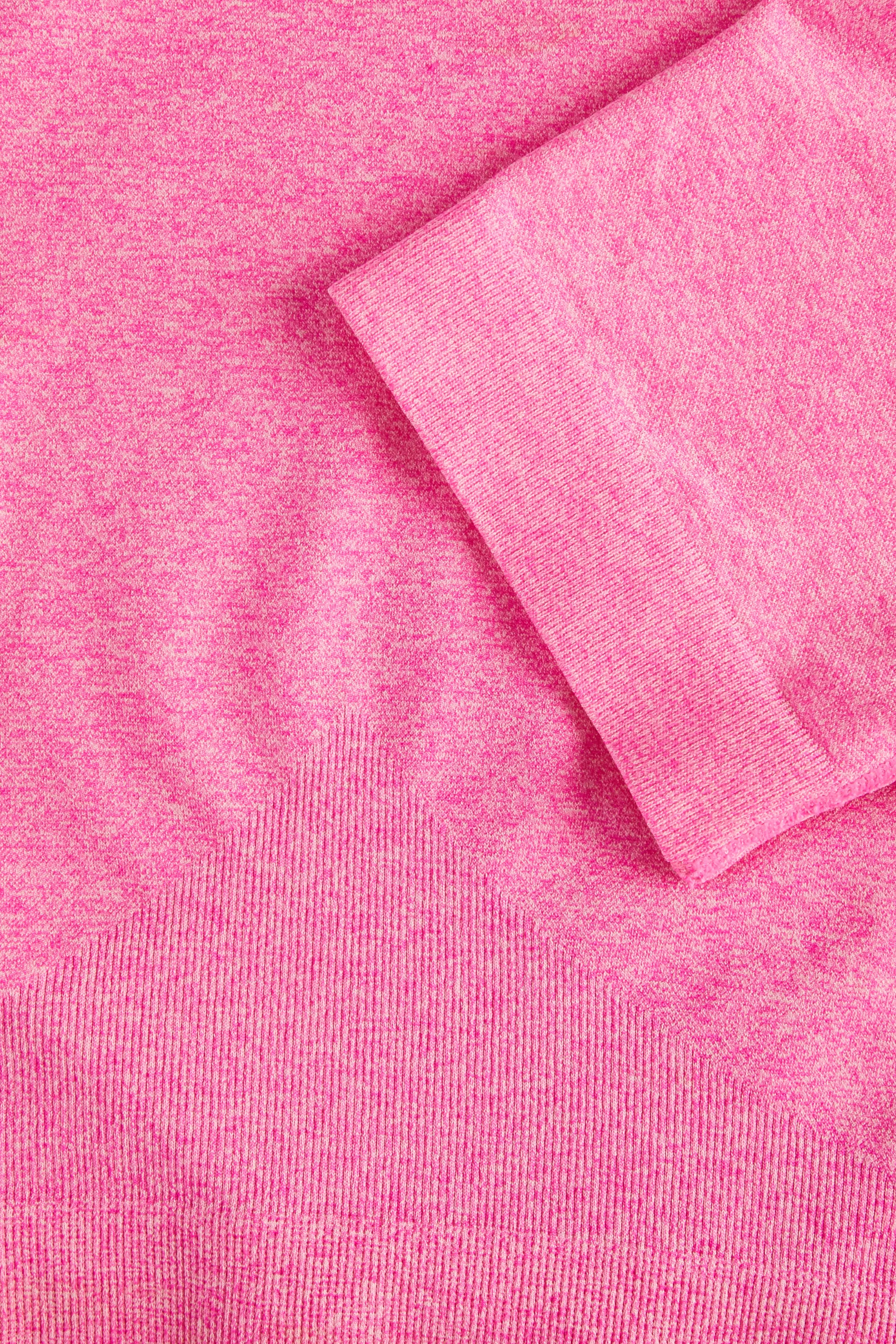 Pink Seamless Crop Top