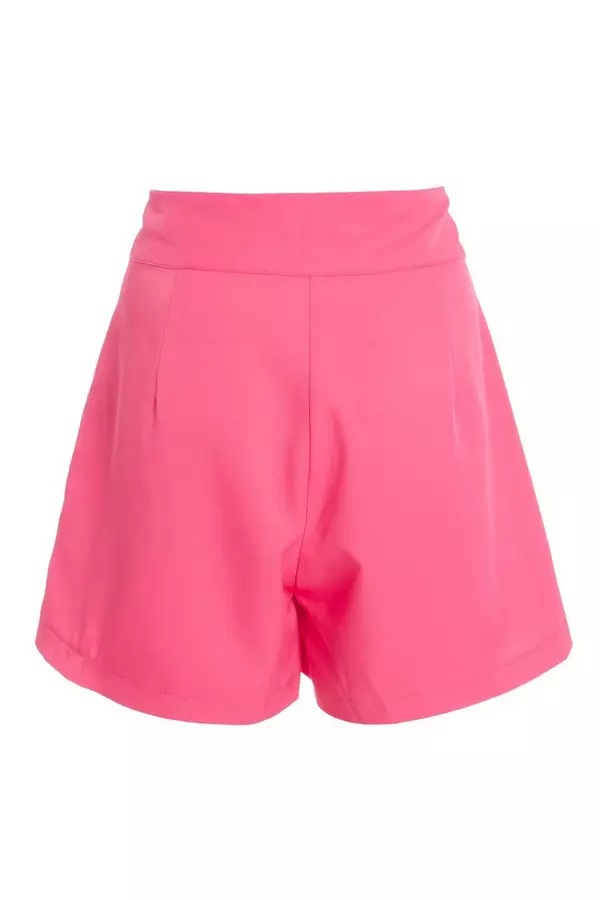 Pink High Waist Shorts