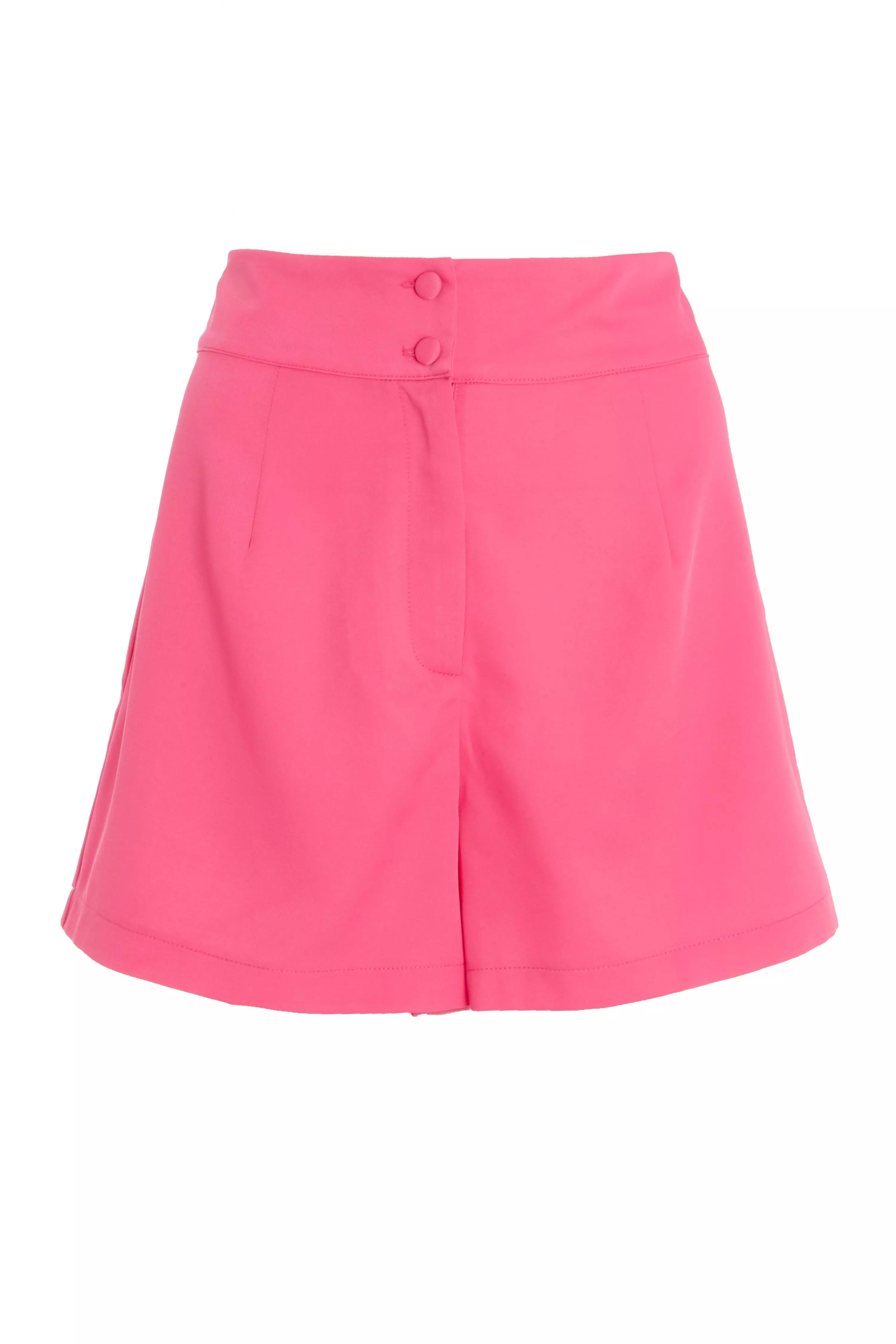 Pink High Waist Shorts