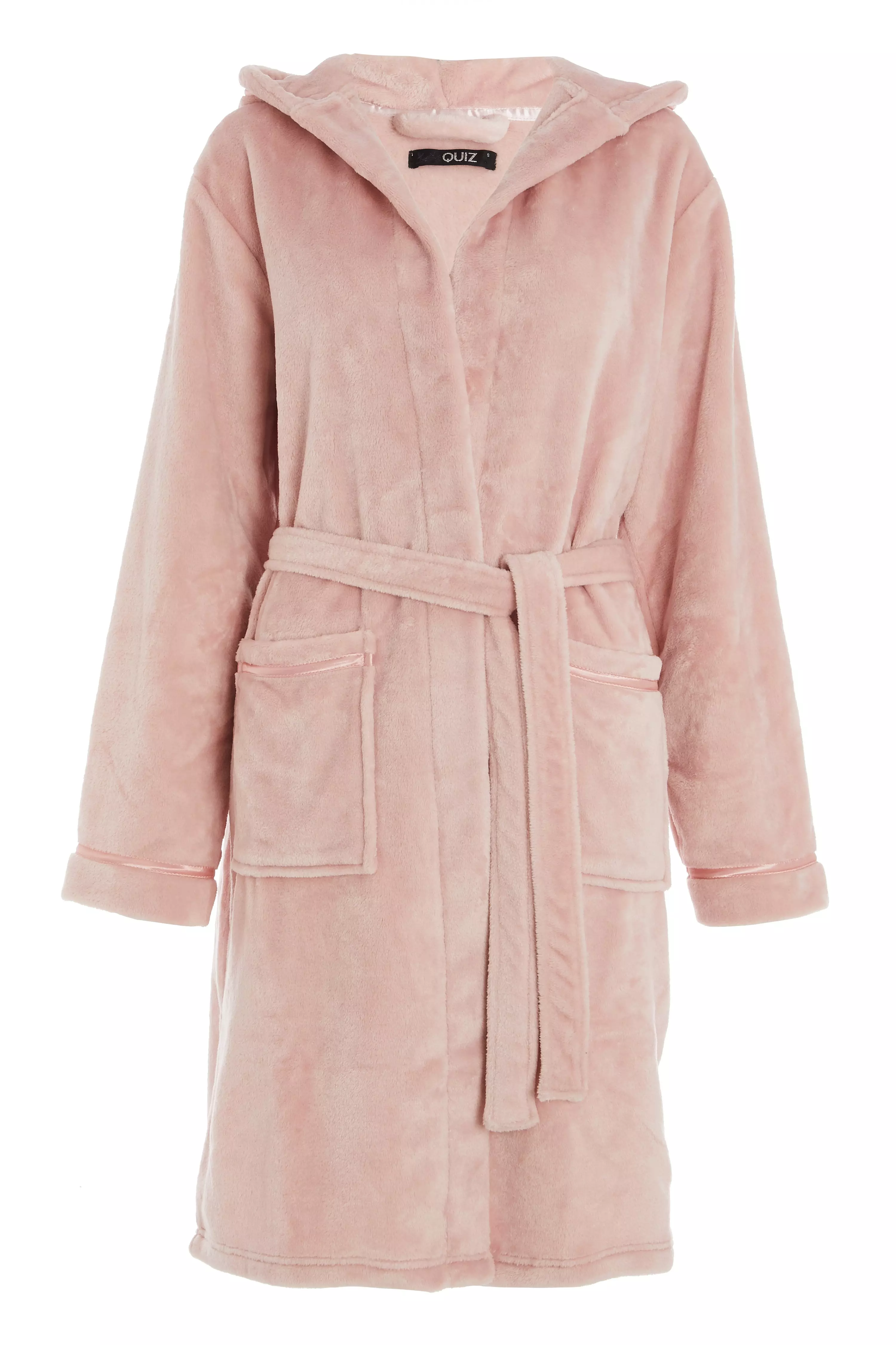 Pink Hooded Robe