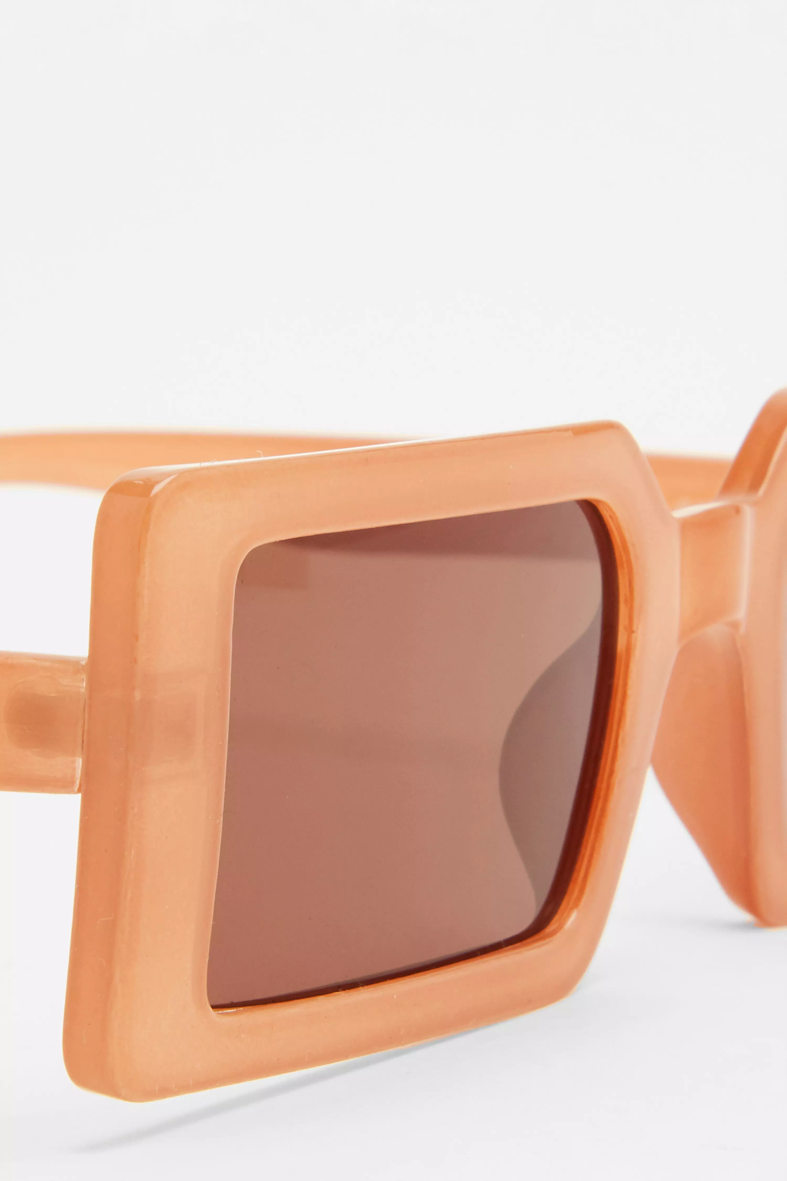 Brown Square Sunglasses