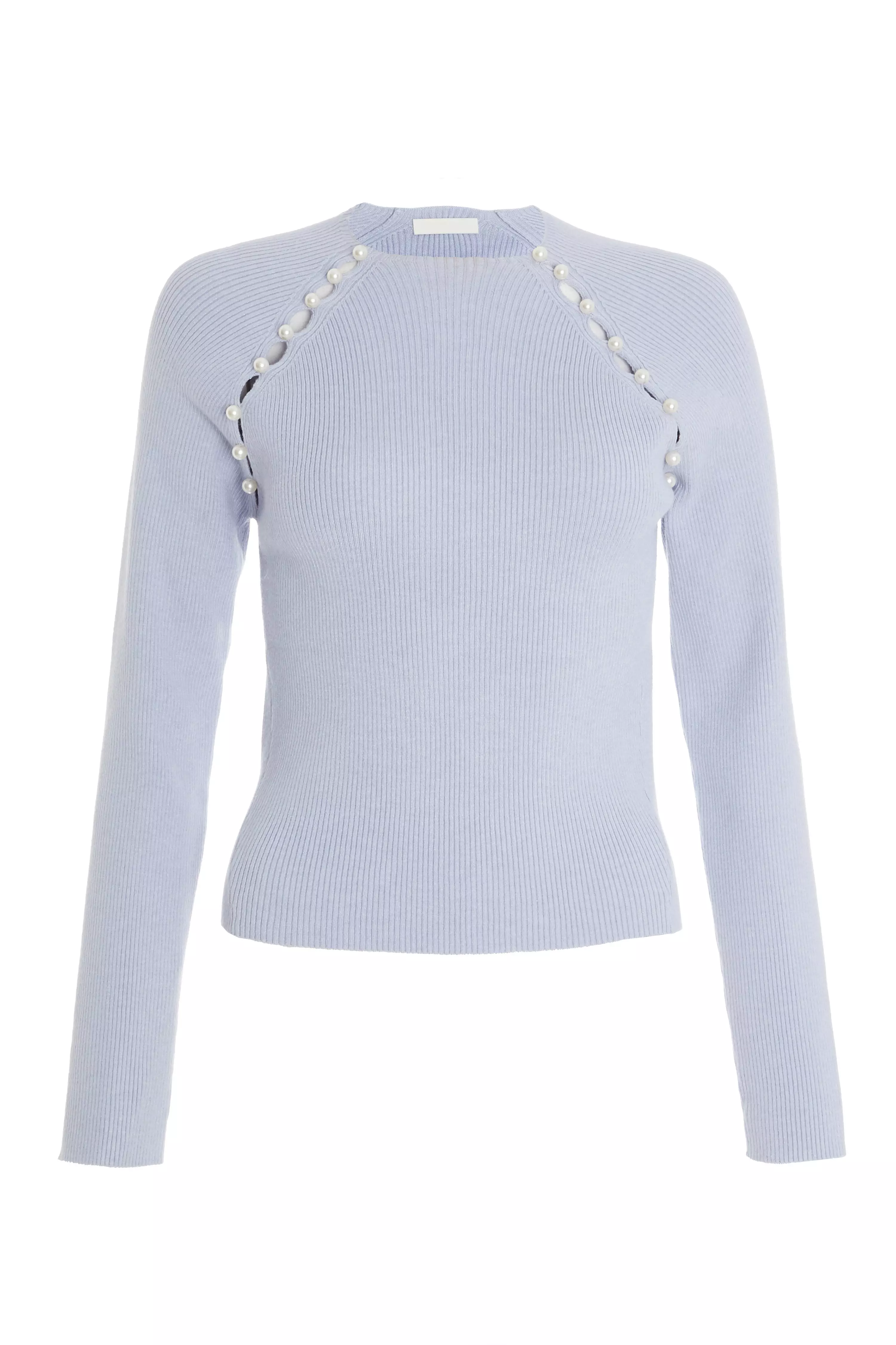 Blue Pearl Knitted Jumper