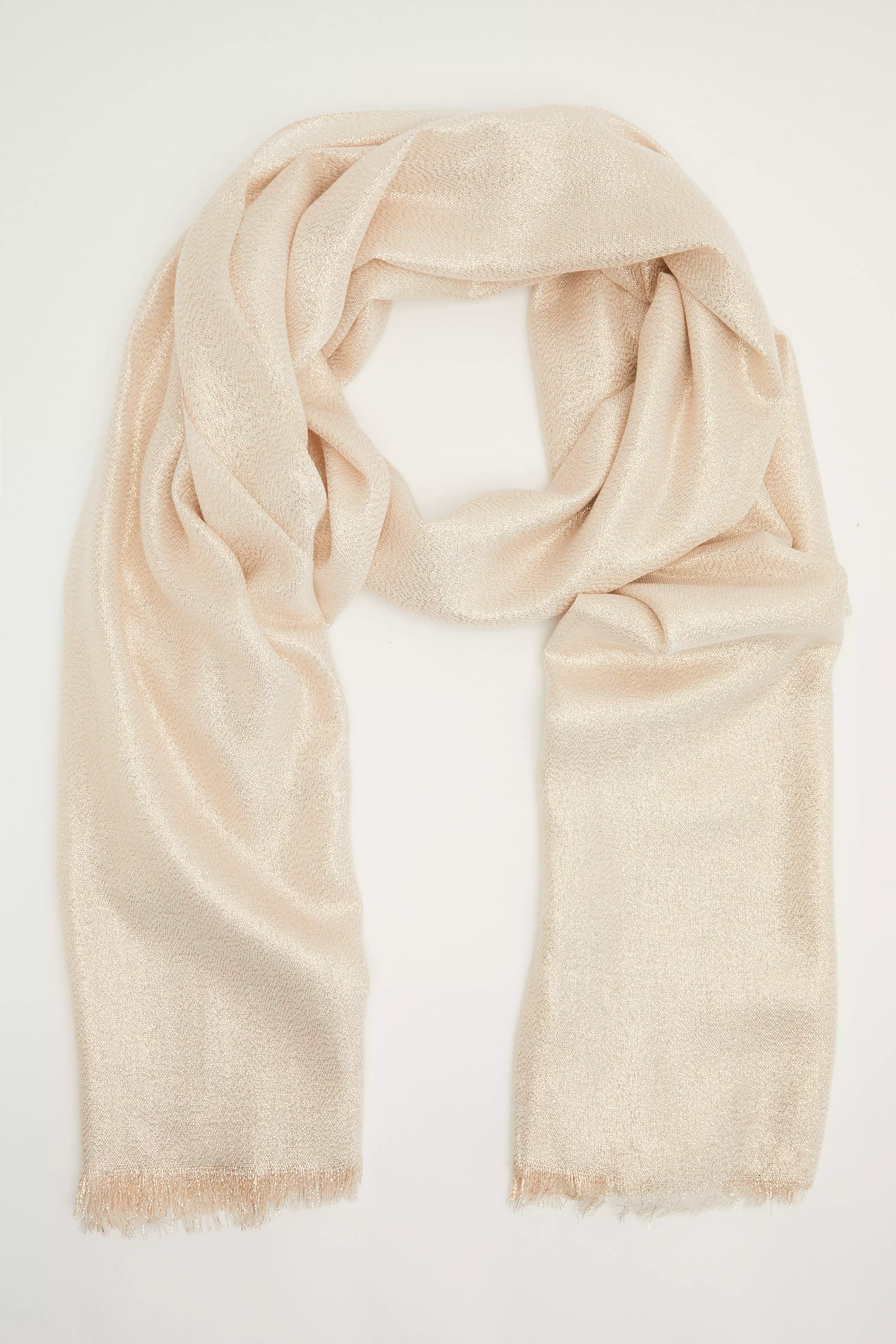 Champagne Shimmer Scarf