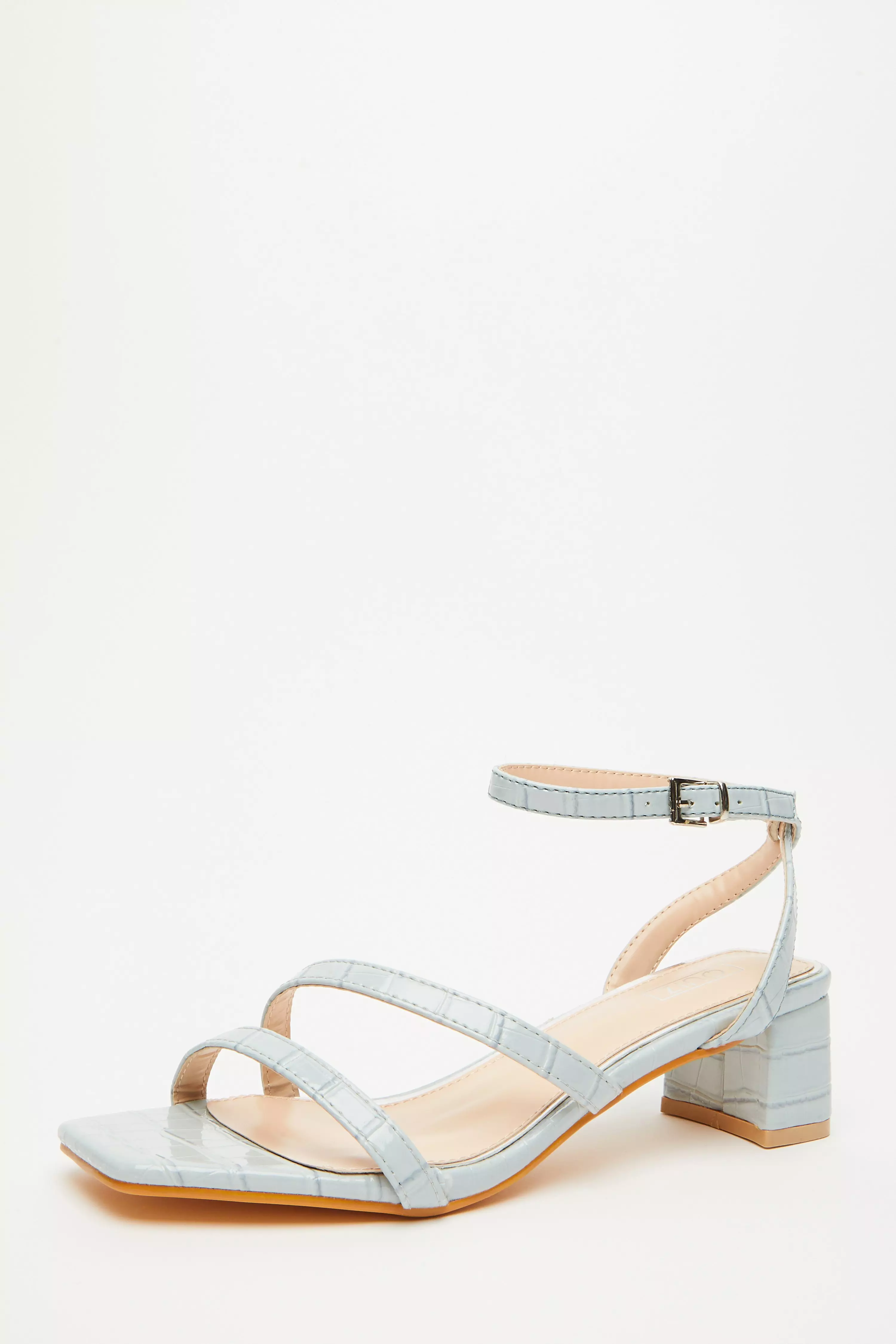 Light blue shop strappy sandals