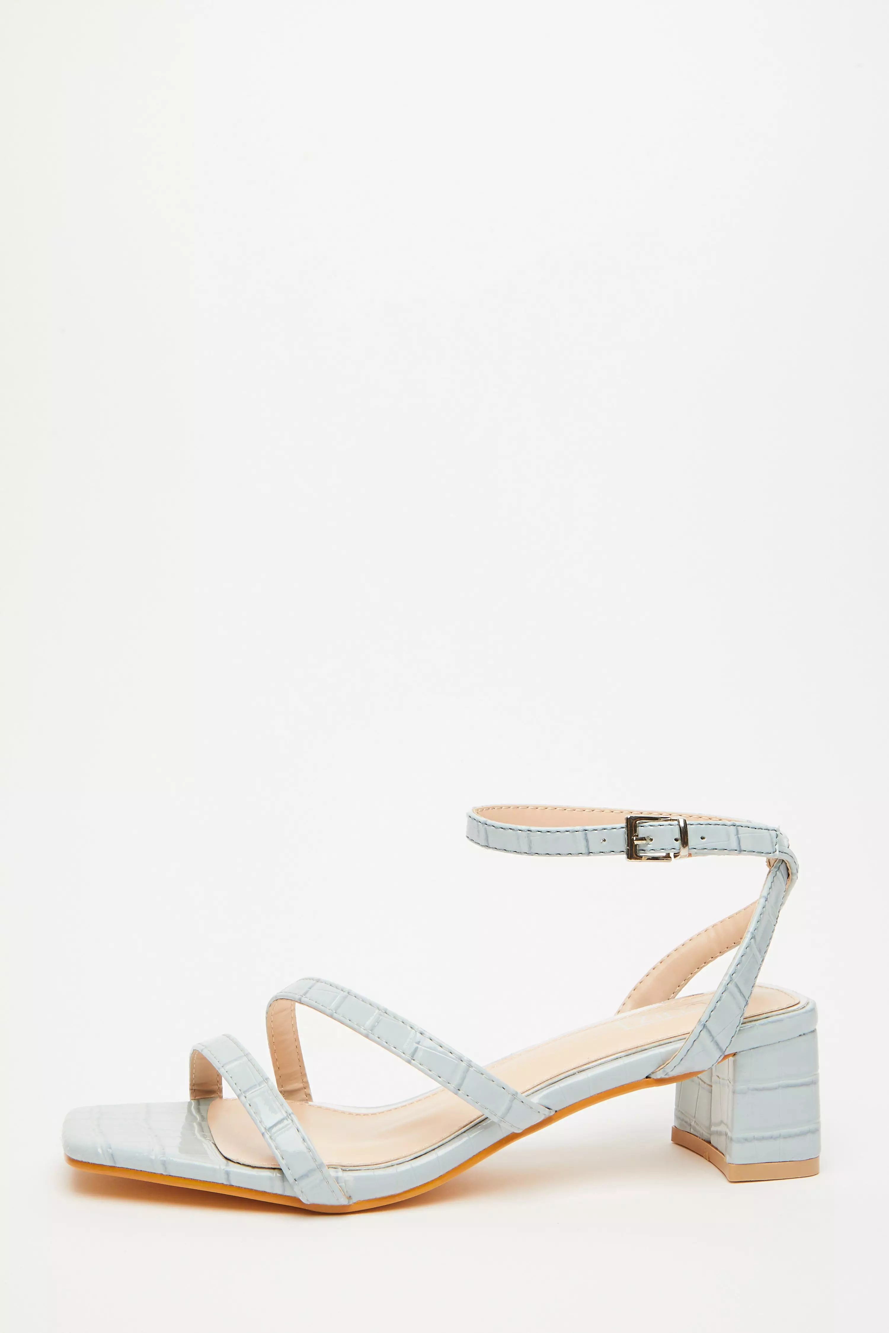 Baby blue best sale strappy sandals