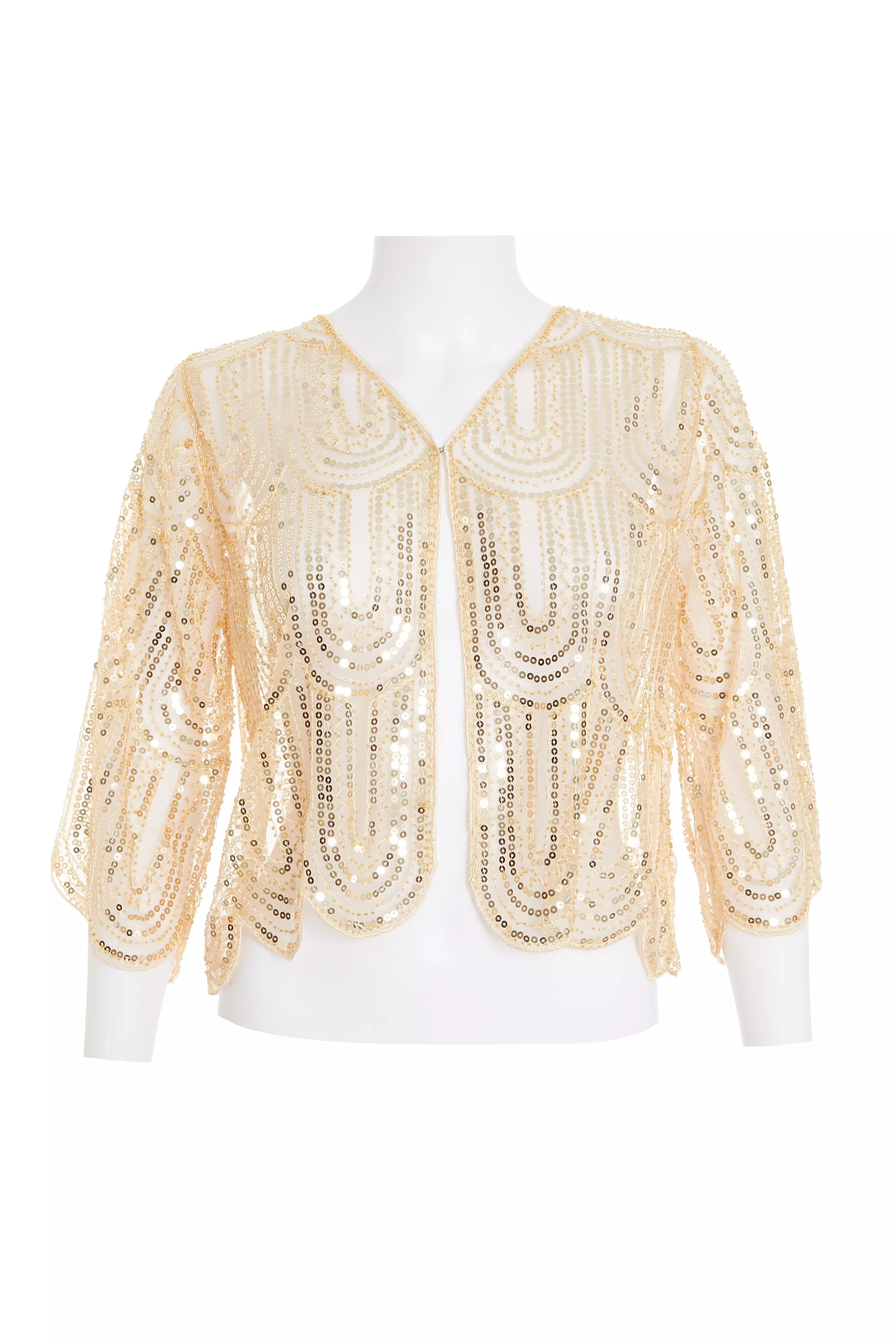 Gold Sequin Cape