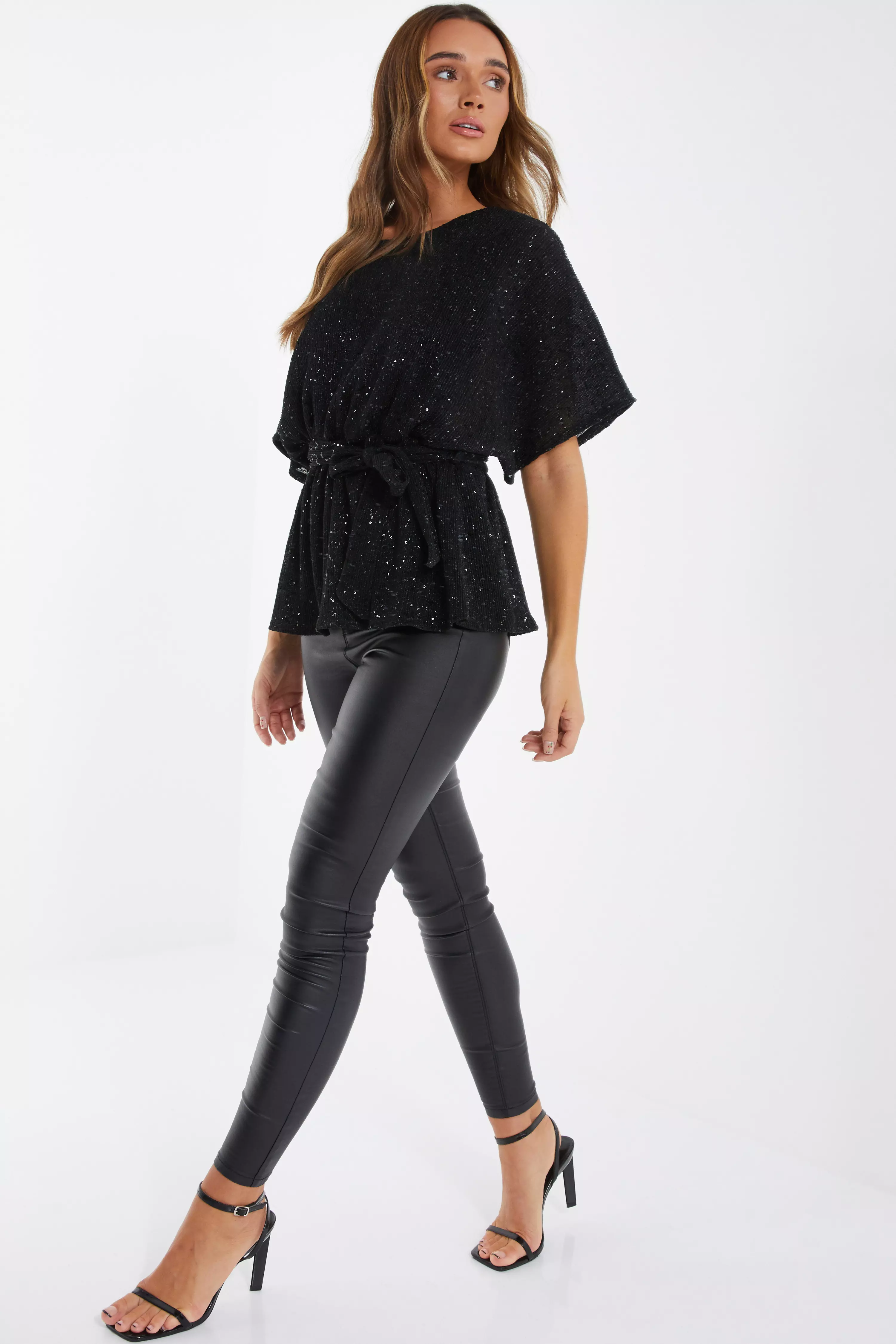 Quiz batwing cheap peplum top