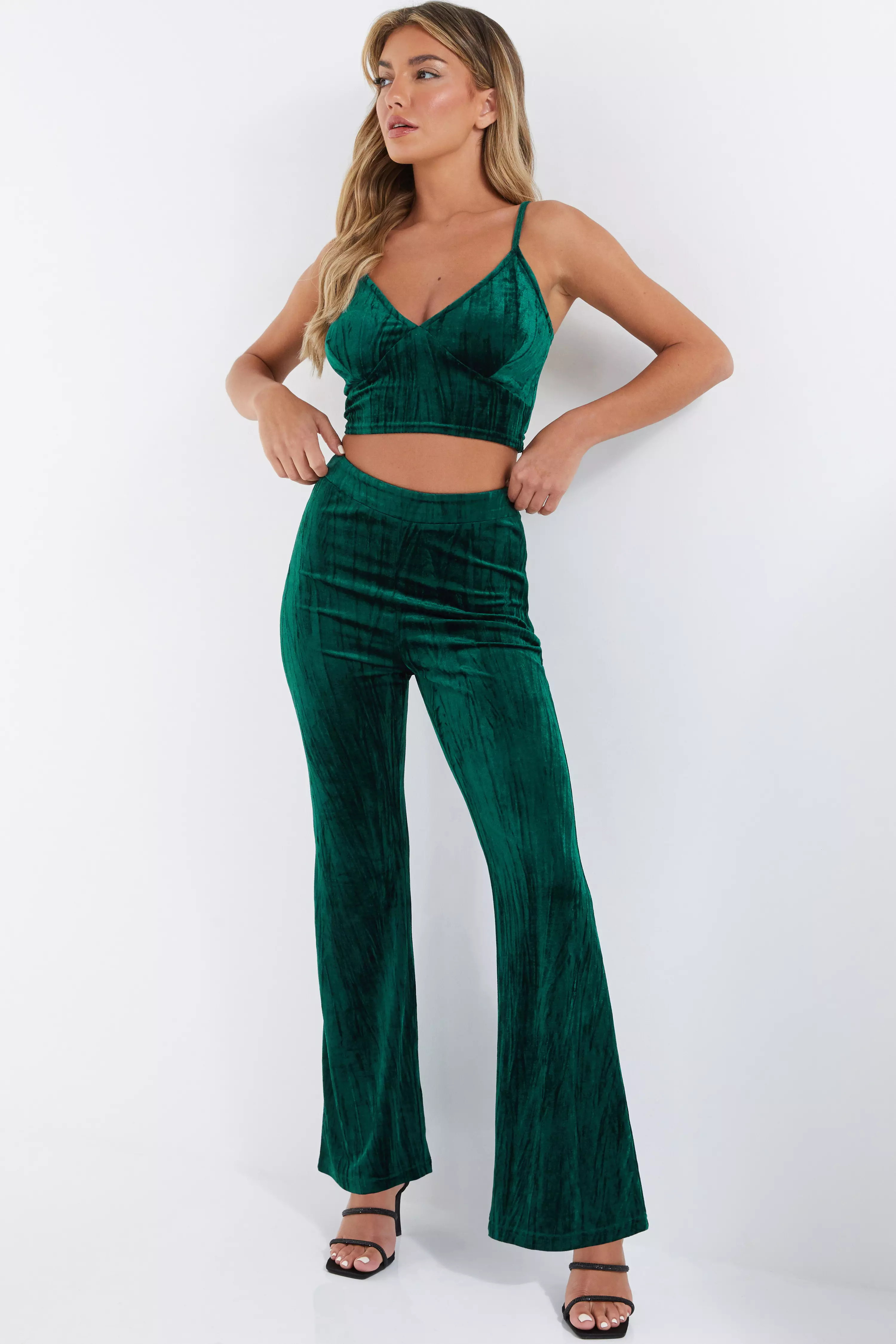 Crushed best sale palazzo pants