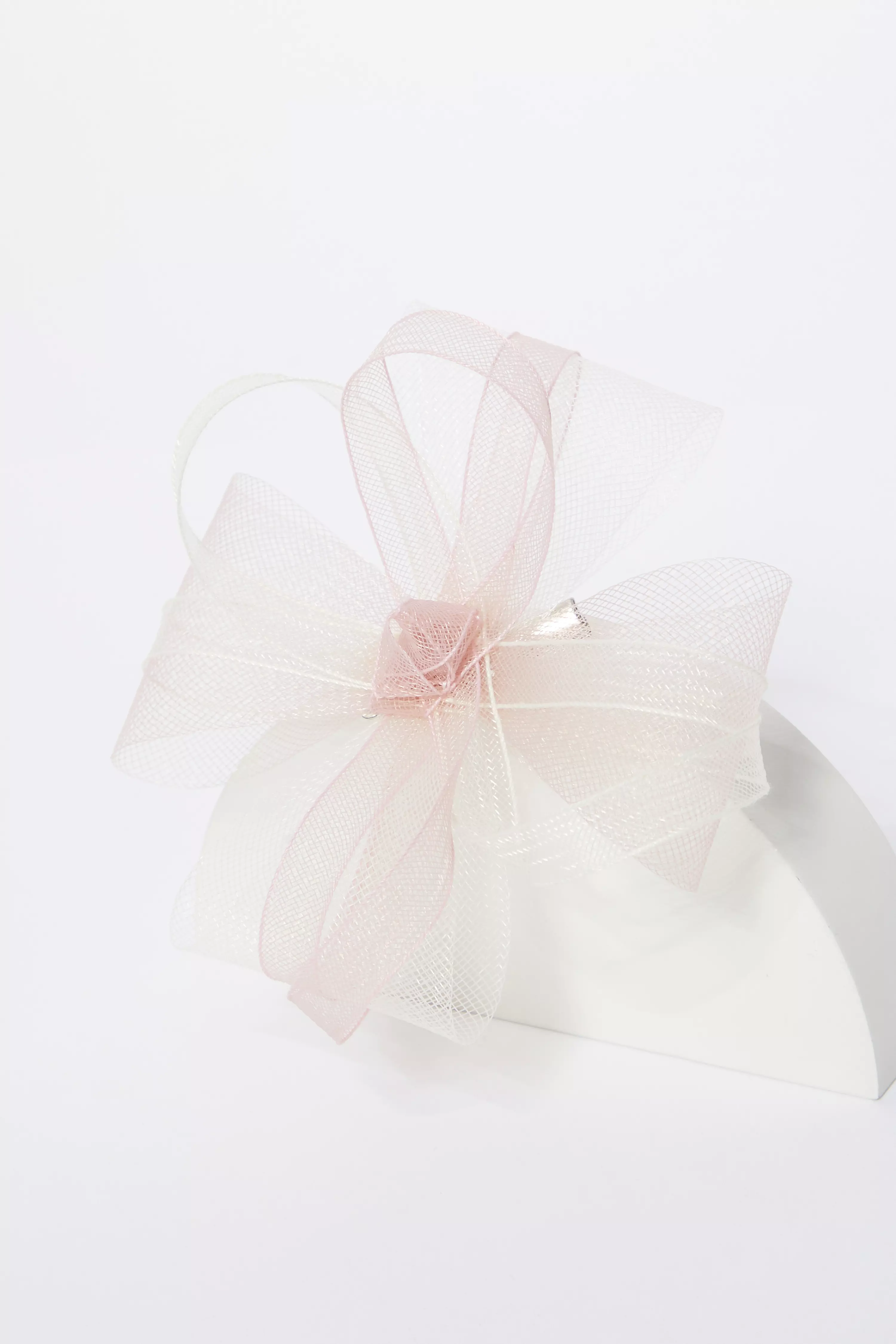 Mauve Loop Clip Fascinator