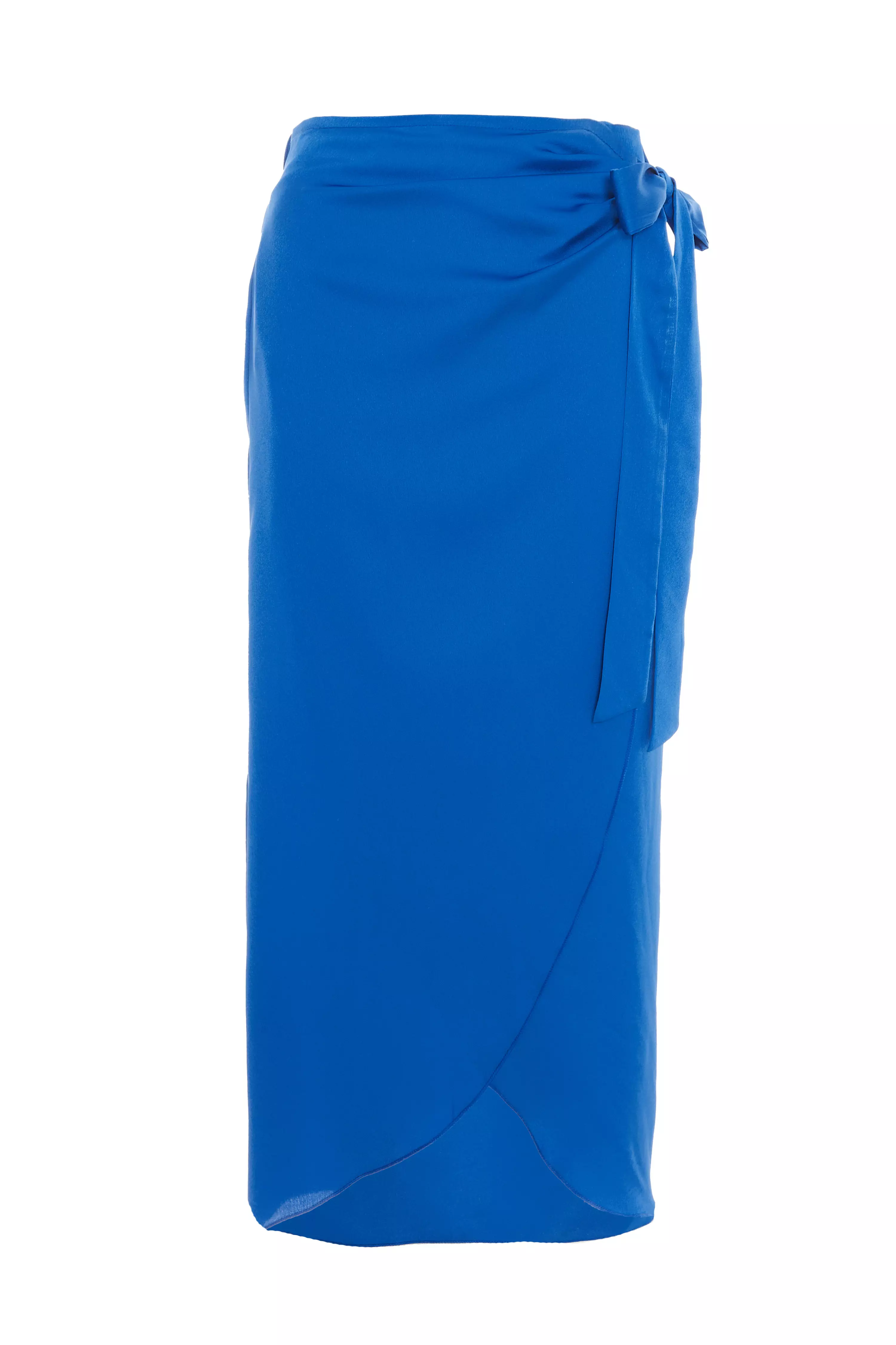 Royal blue shop envelope skirt