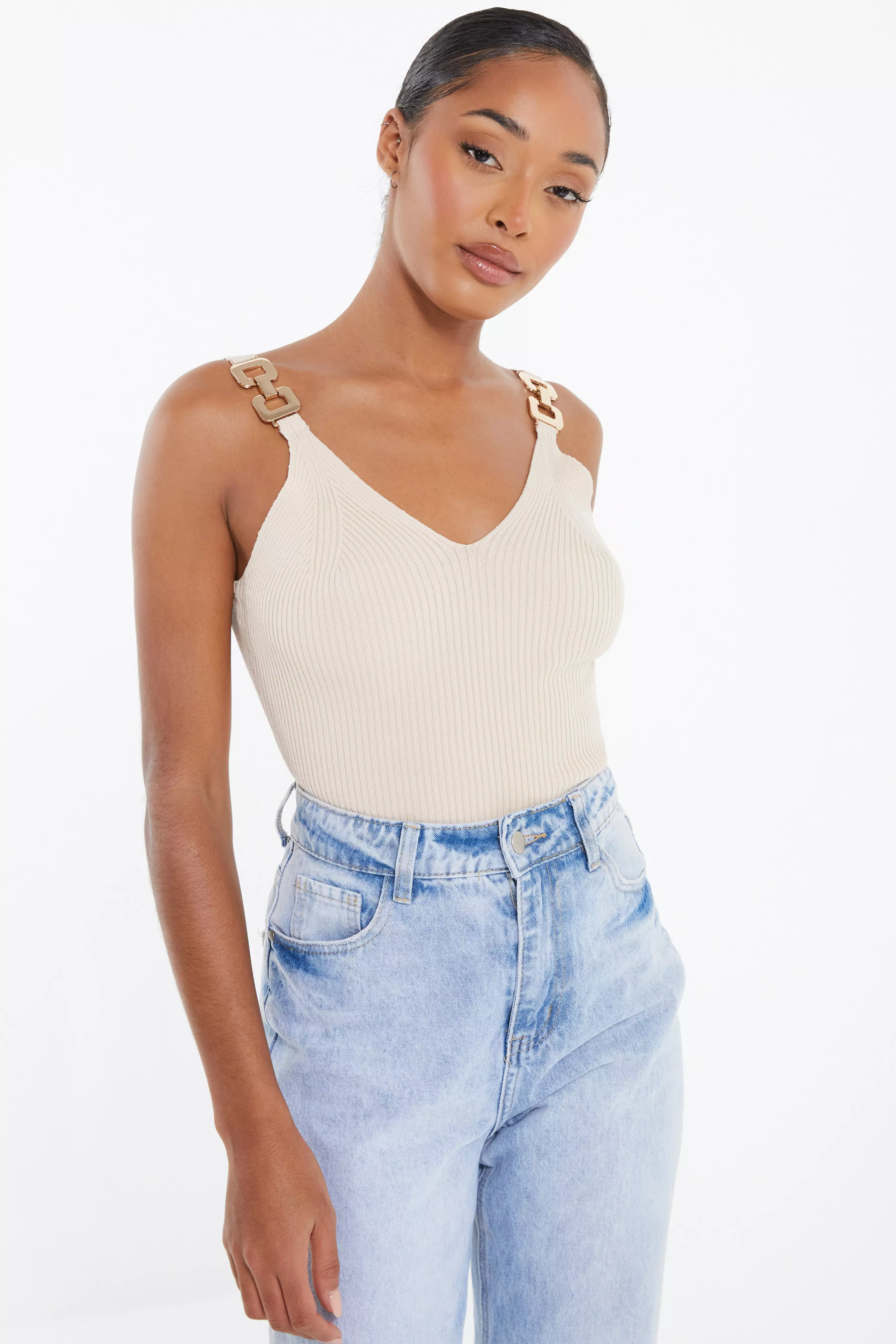 Stone Gold Chain Bodysuit