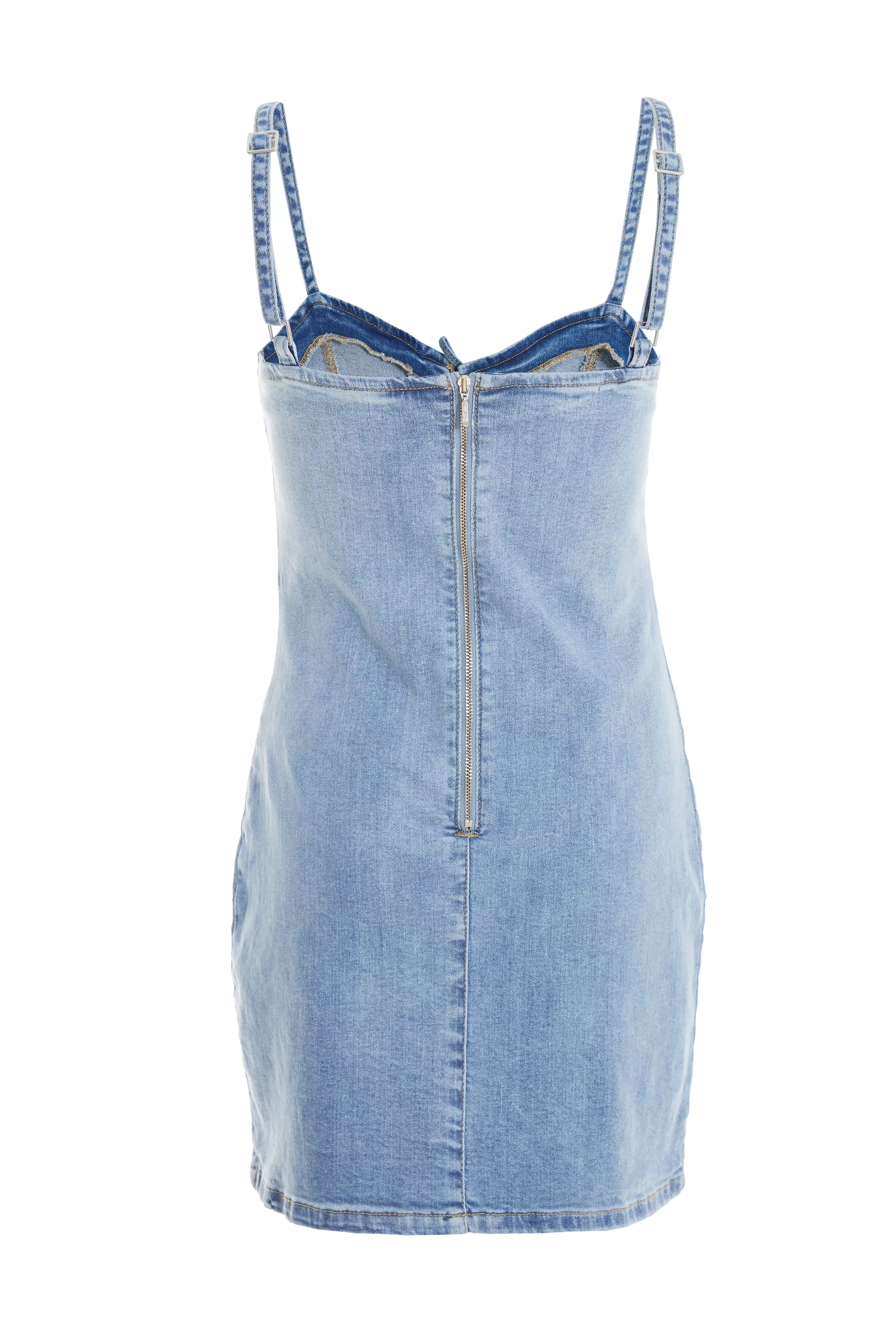 Quiz clothing denim hot sale dress