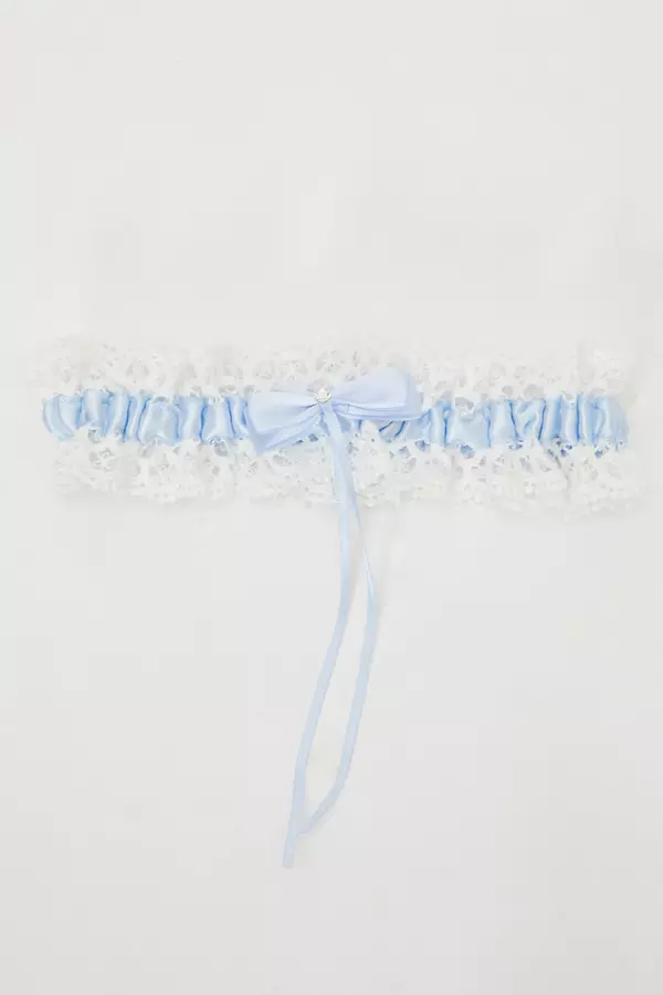 Light Blue Lace Garter