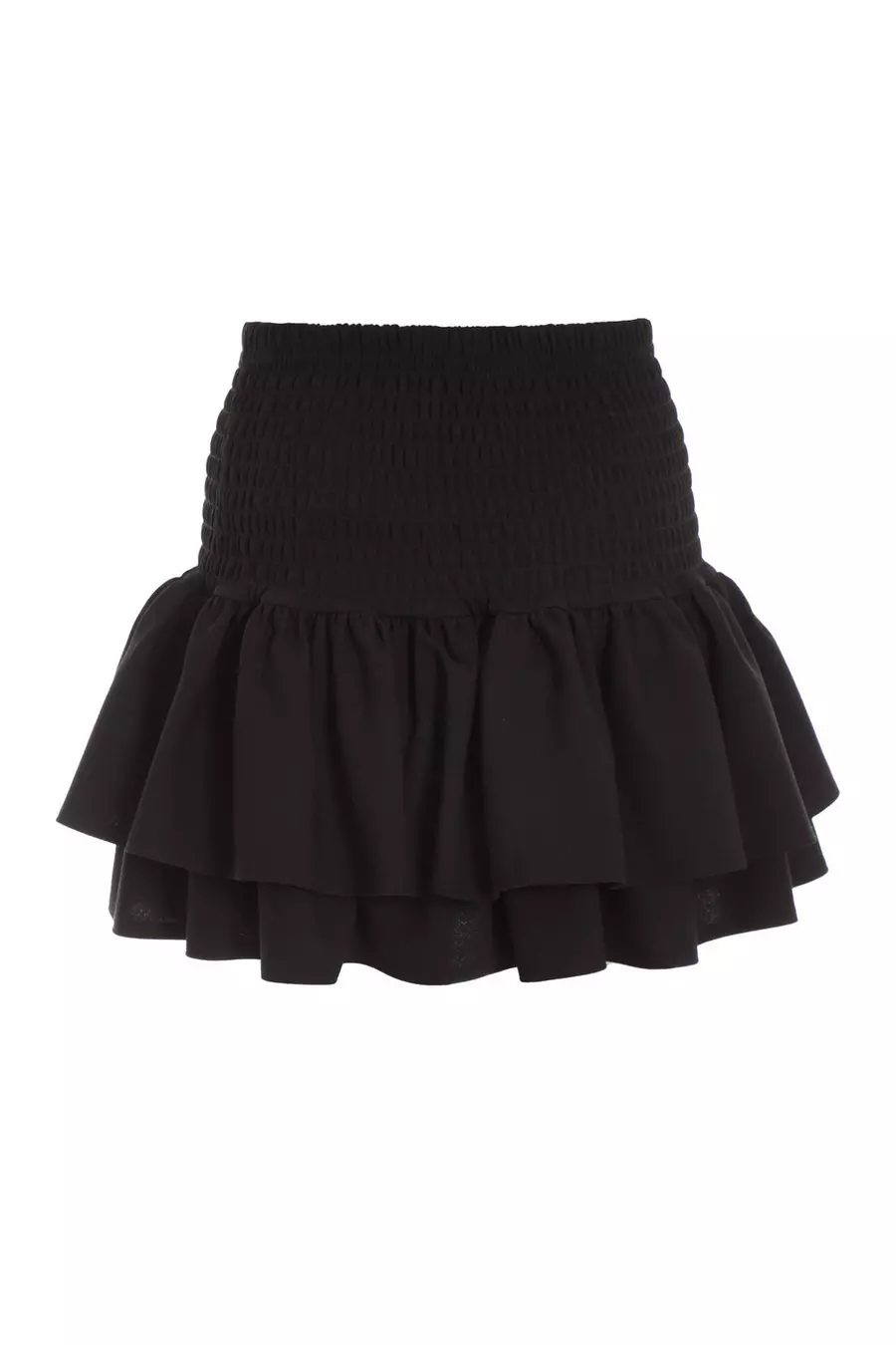 Black ruffle skirt uk hotsell