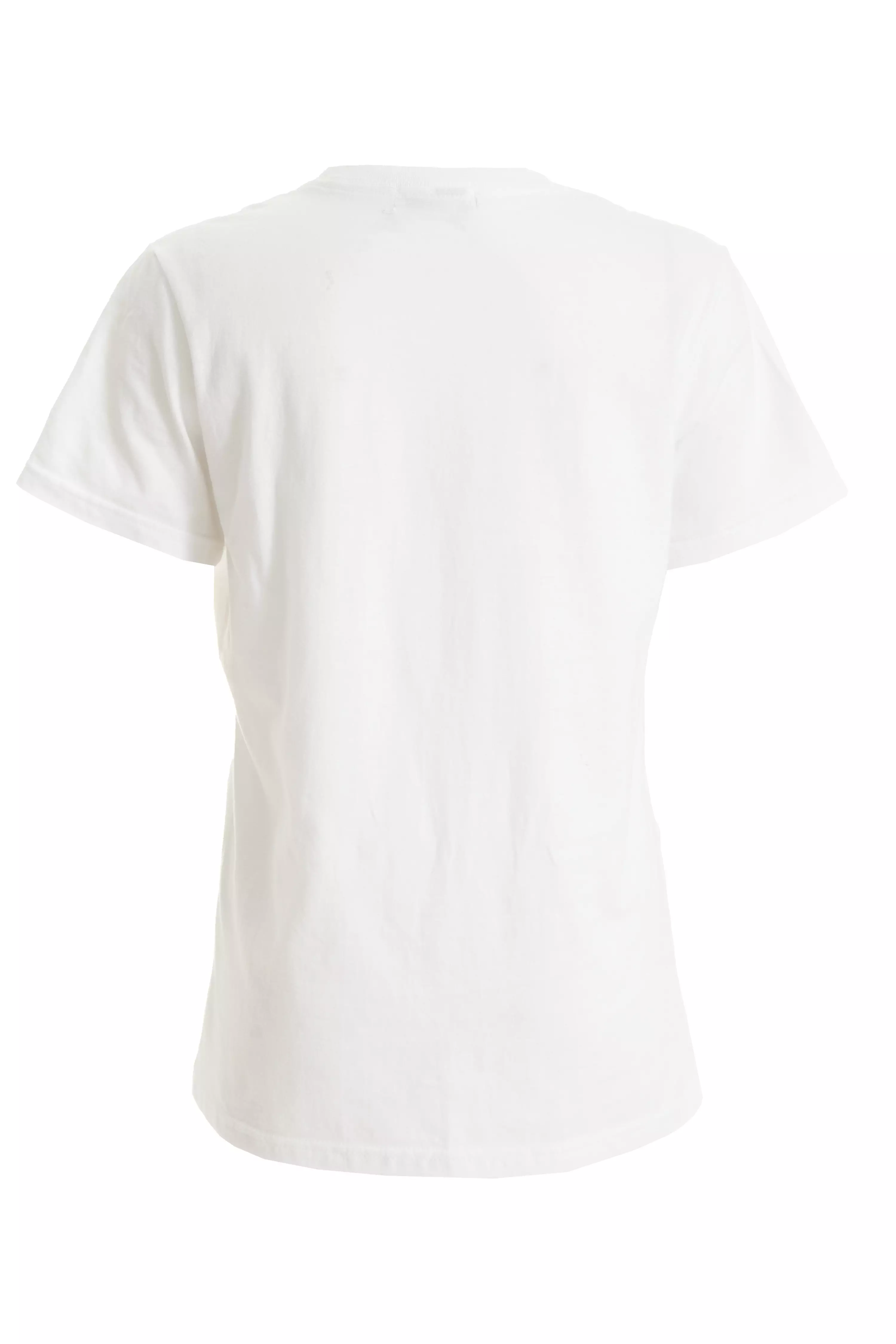 White 'Paris' Slogan T-Shirt