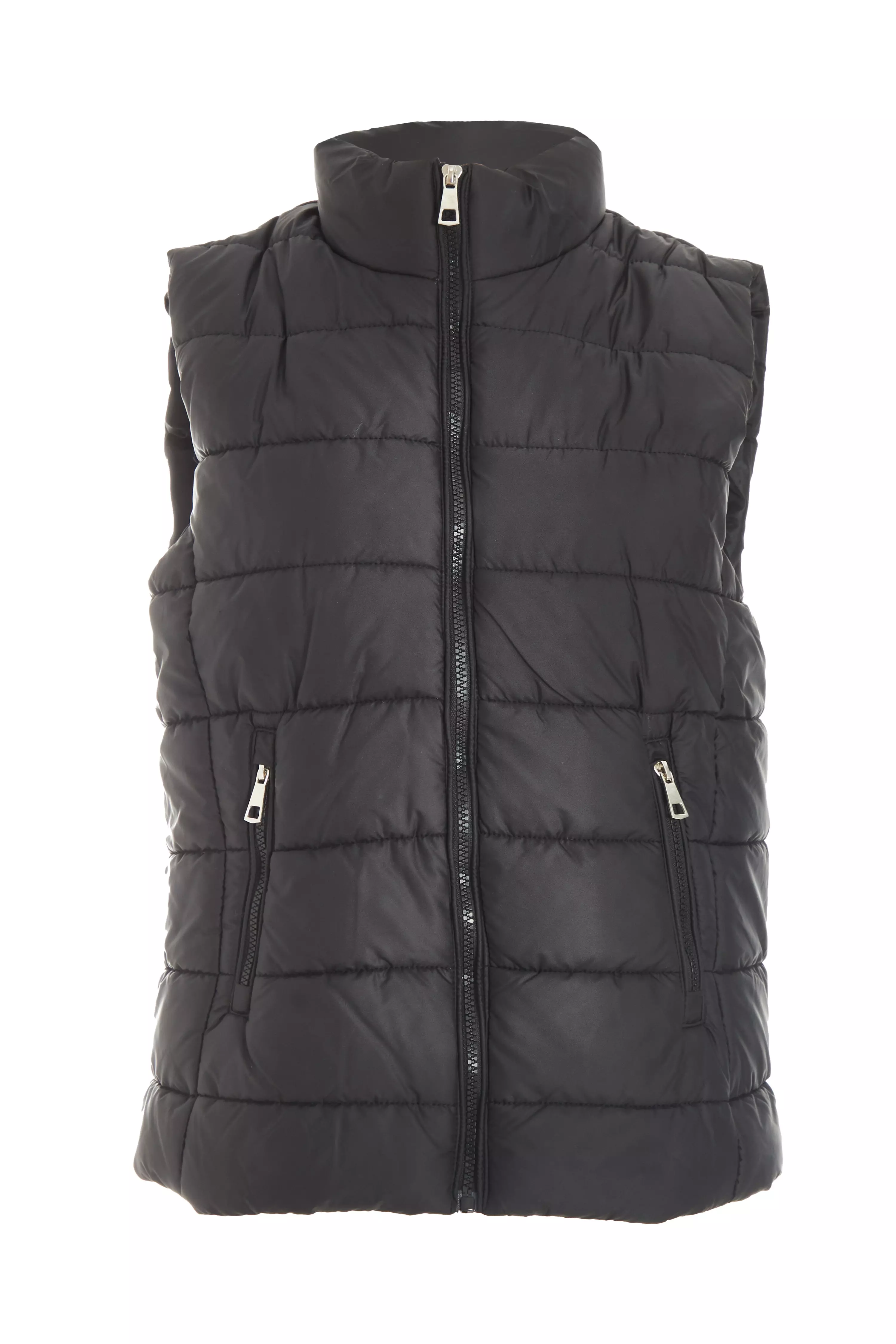 Black Padded Gilet