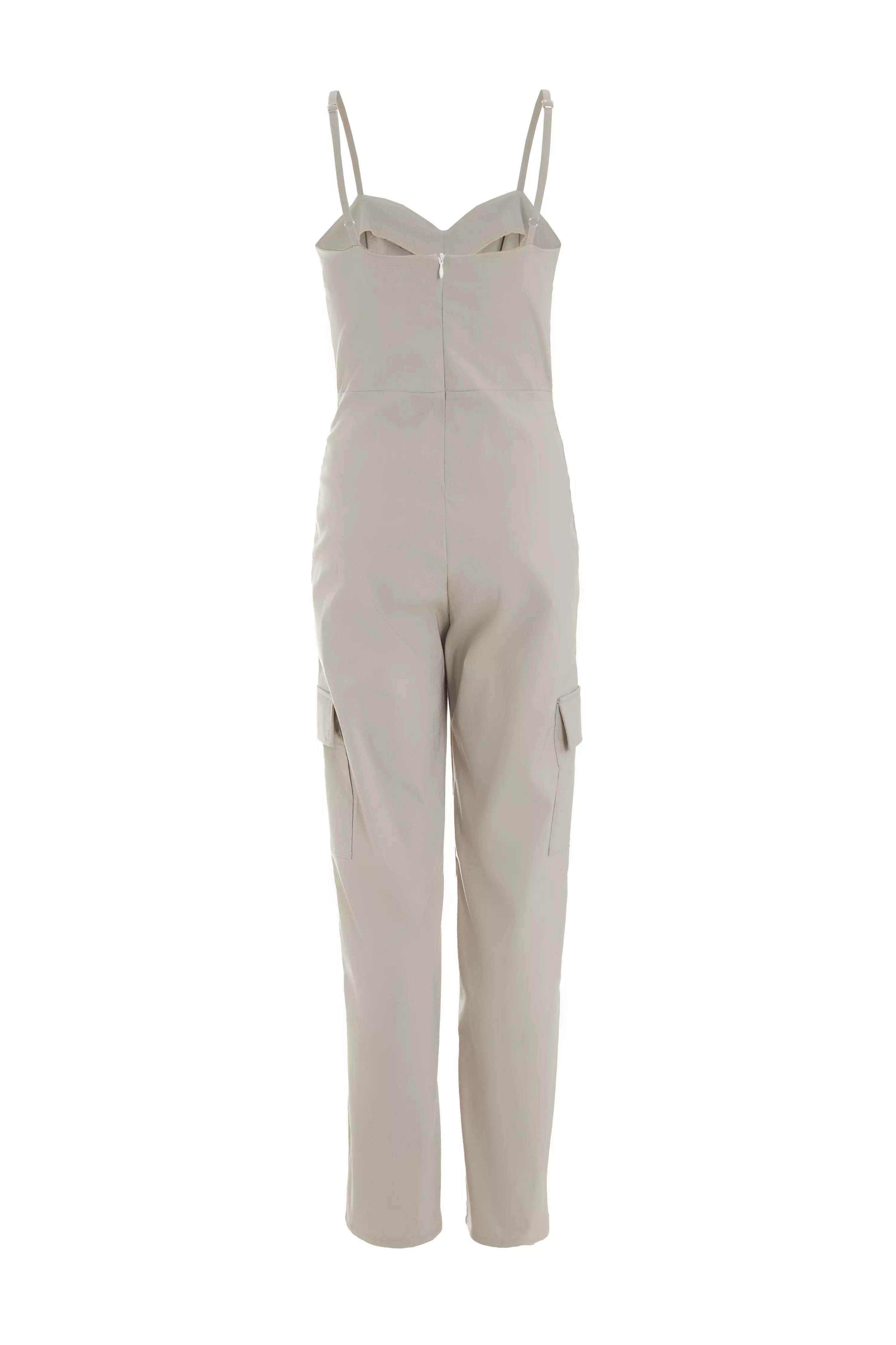 Stone Corset Cargo Jumpsuit