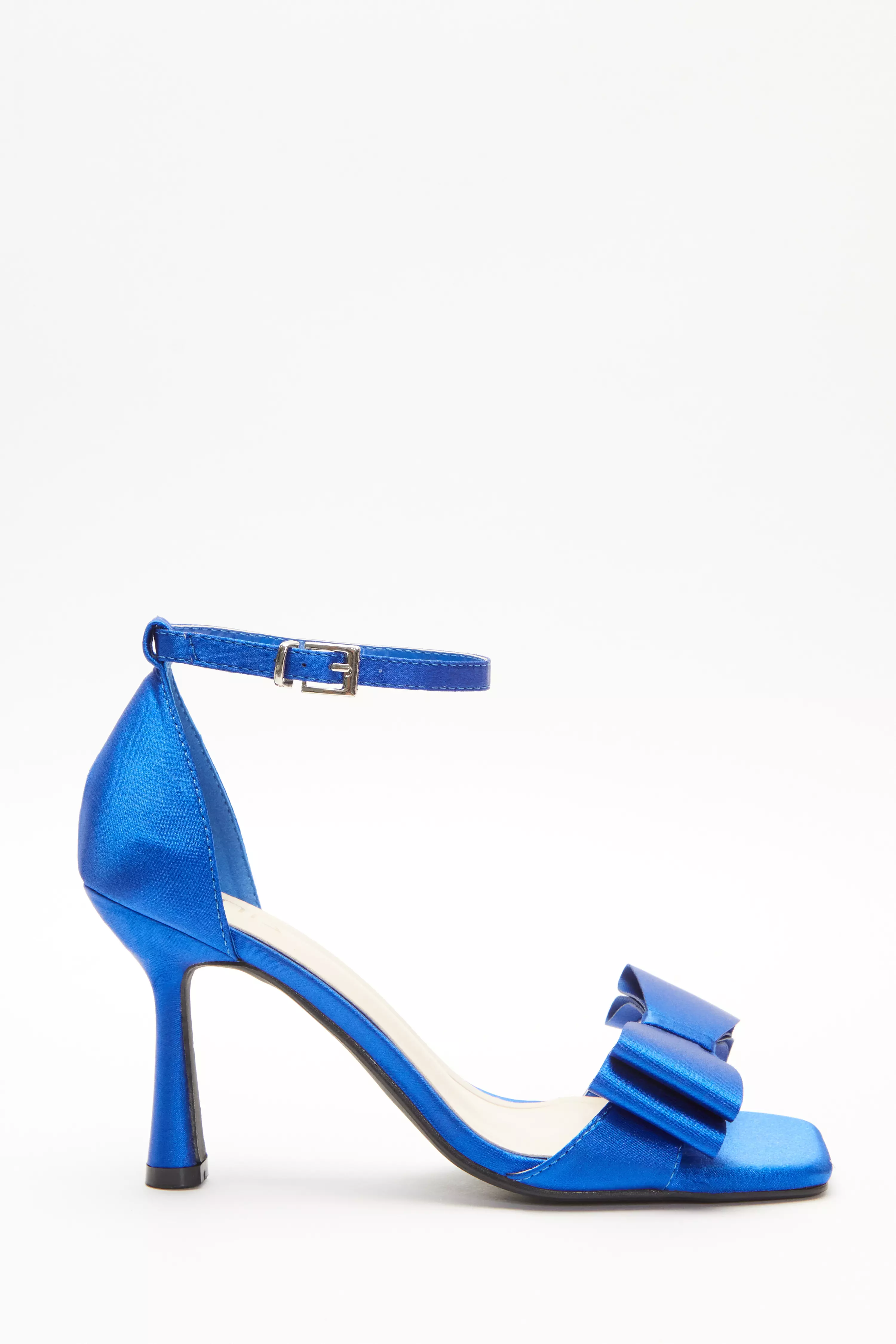 Satin royal best sale blue heels