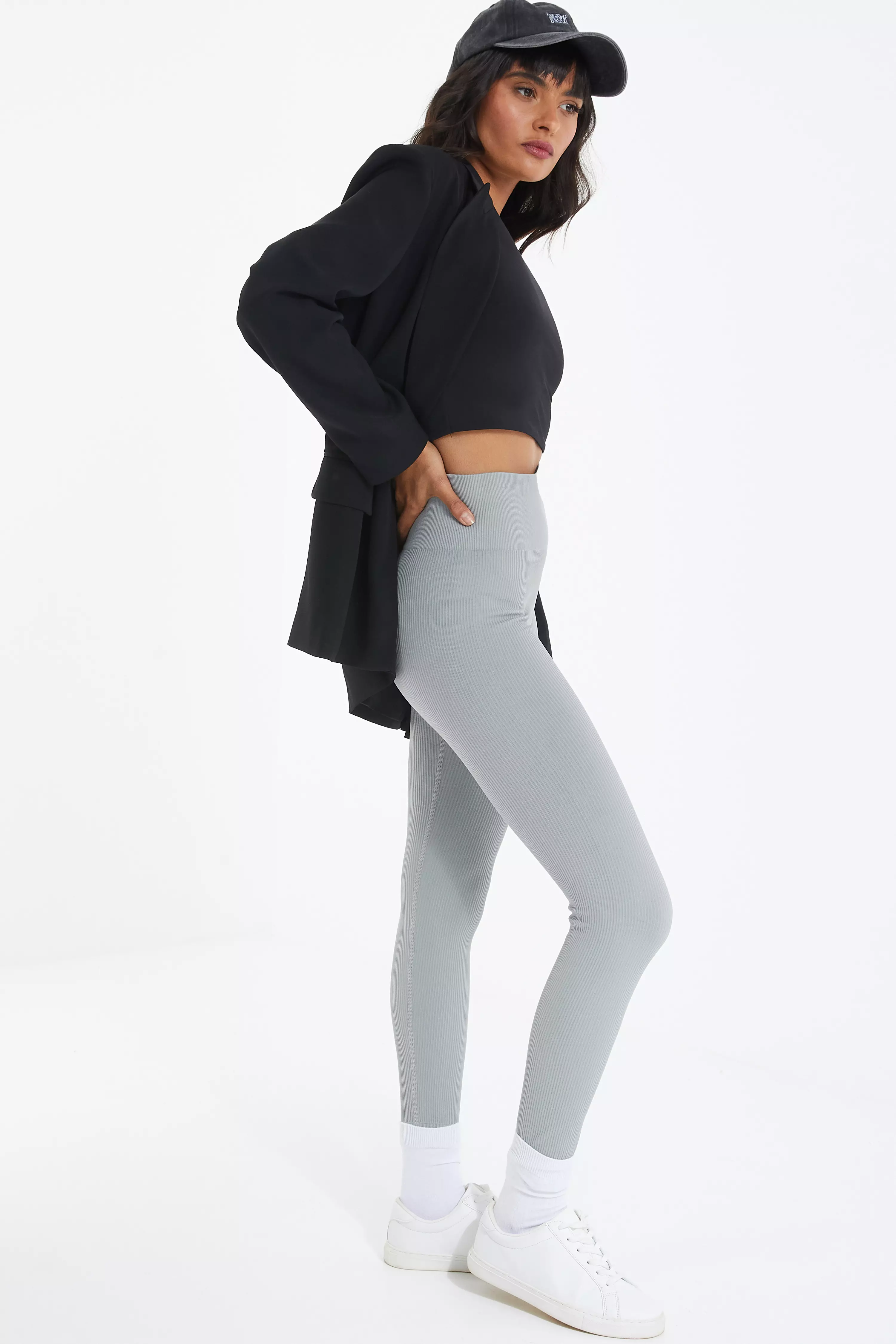 Grey Seamless Leggings