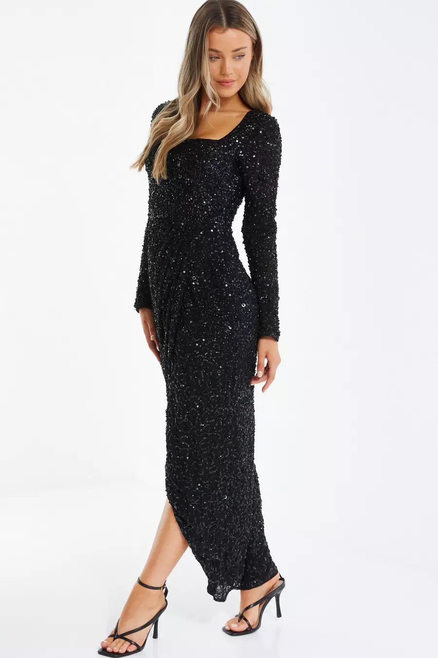 Black sequin dress quiz best sale