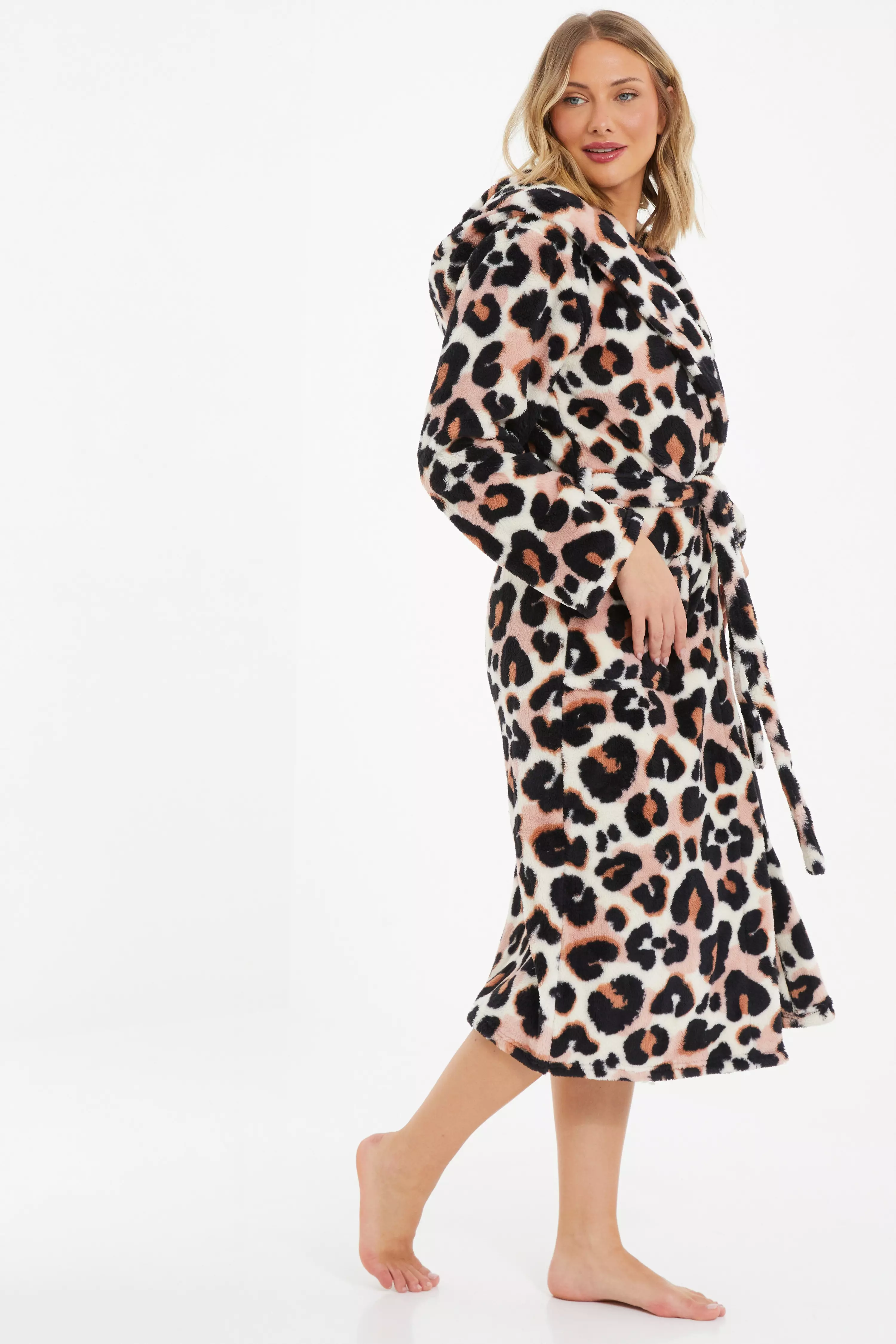 Leopard skin 2024 dressing gown