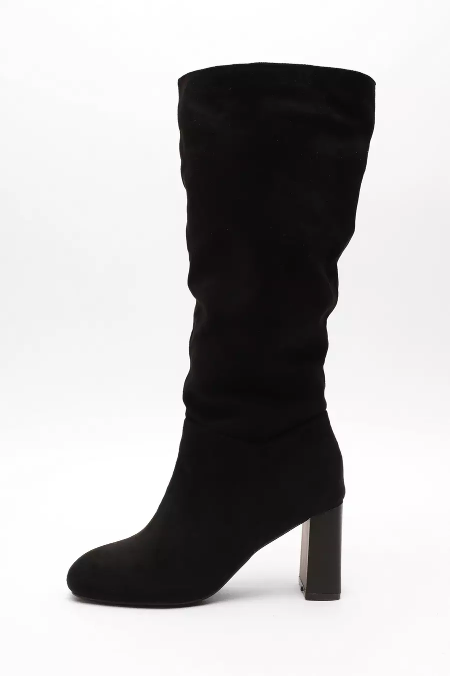 Knee high suede block heel boots hotsell