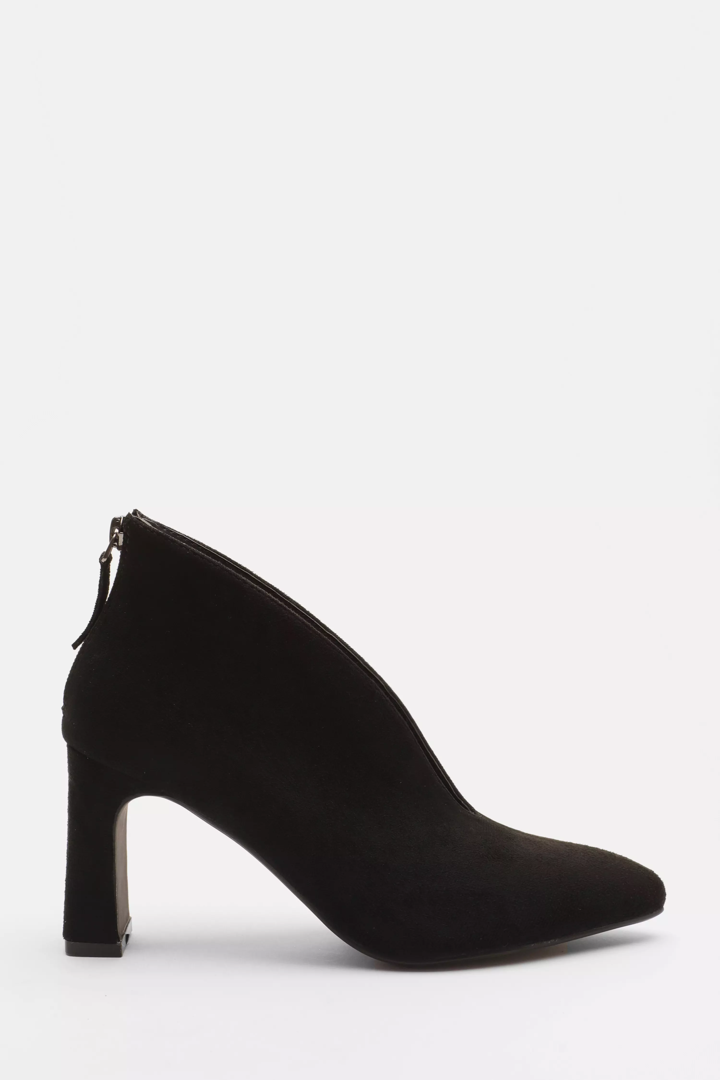 Black Block Heel Shoes Boots