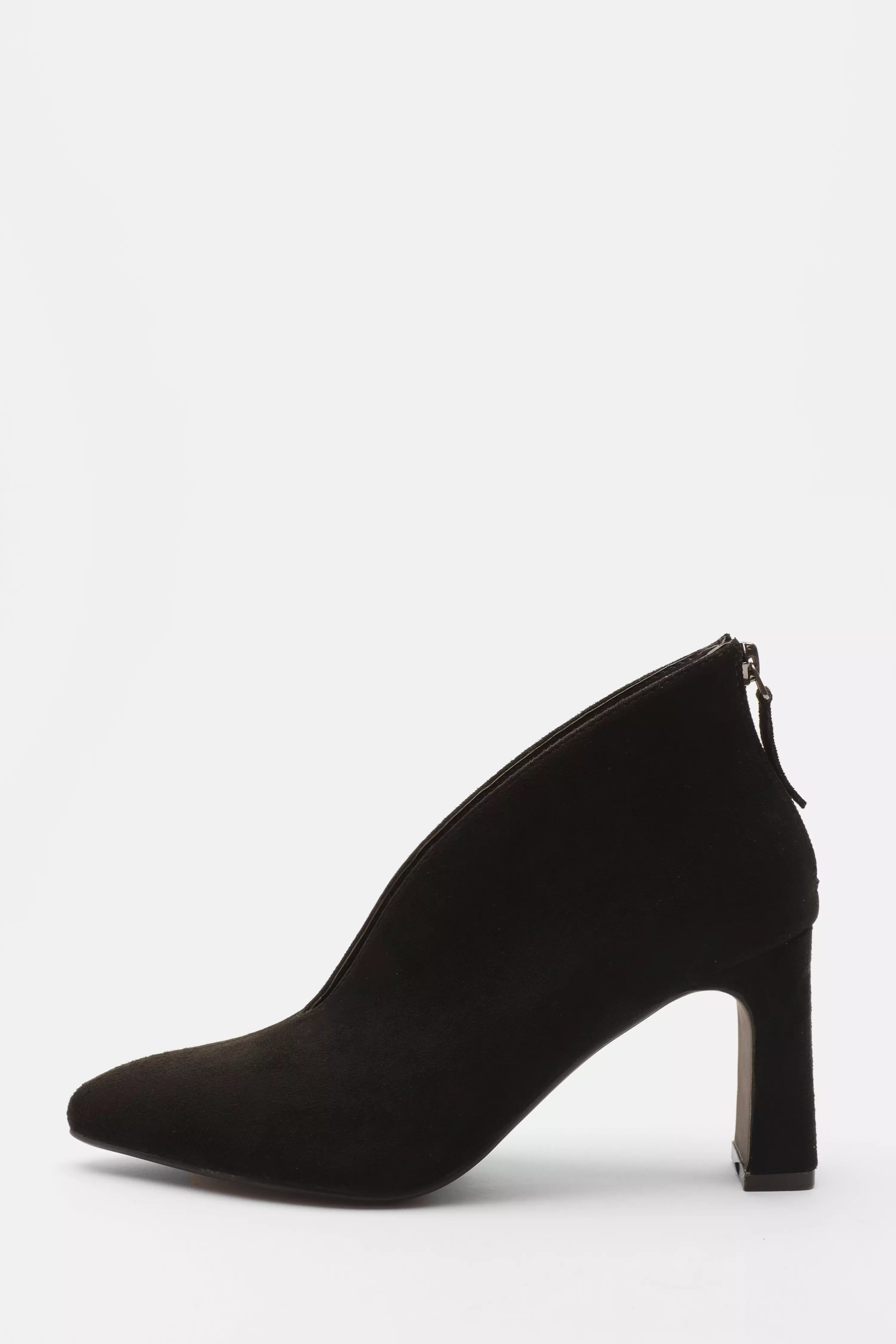 Black Block Heel Shoes Boots