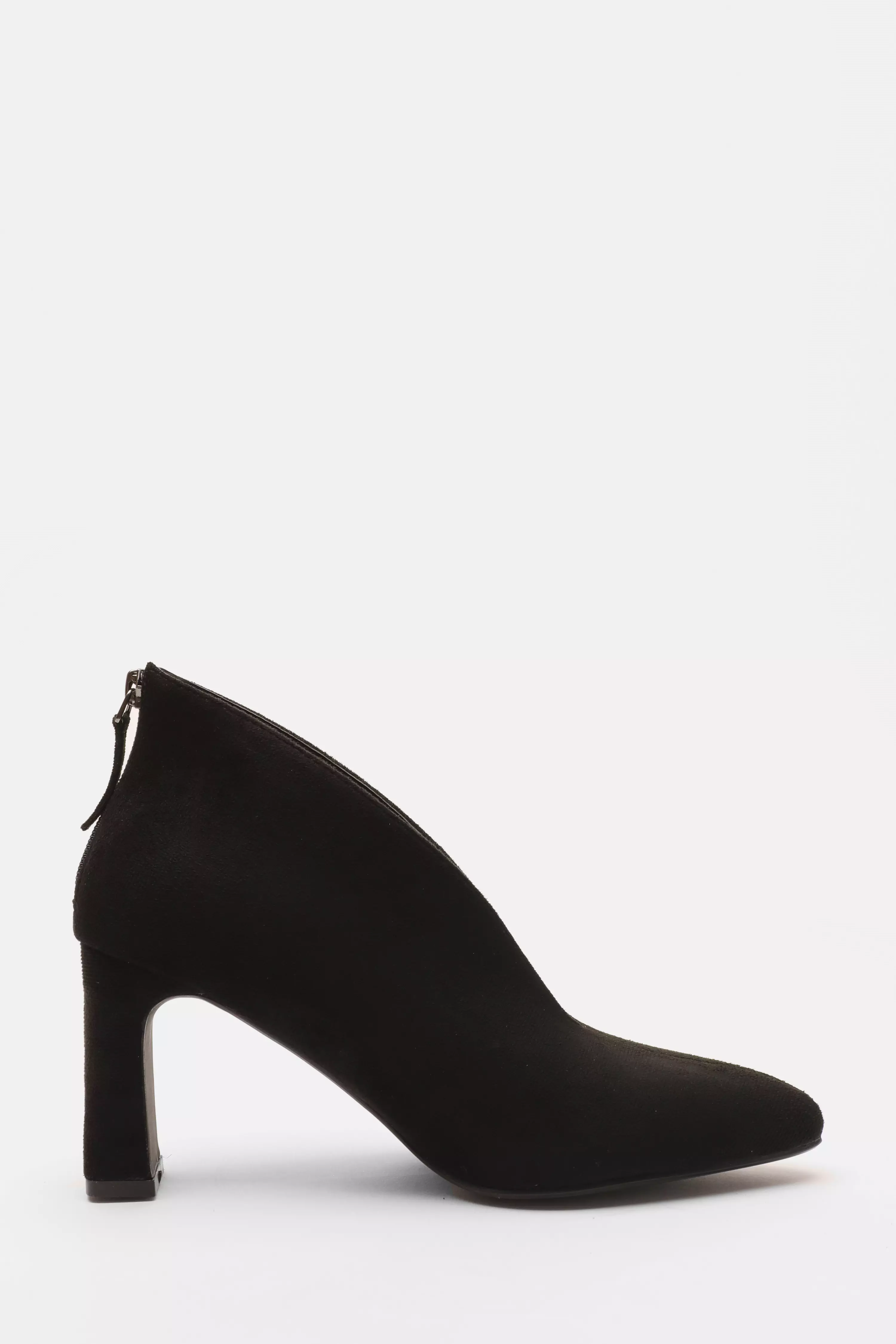 Black Block Heel Shoes Boots