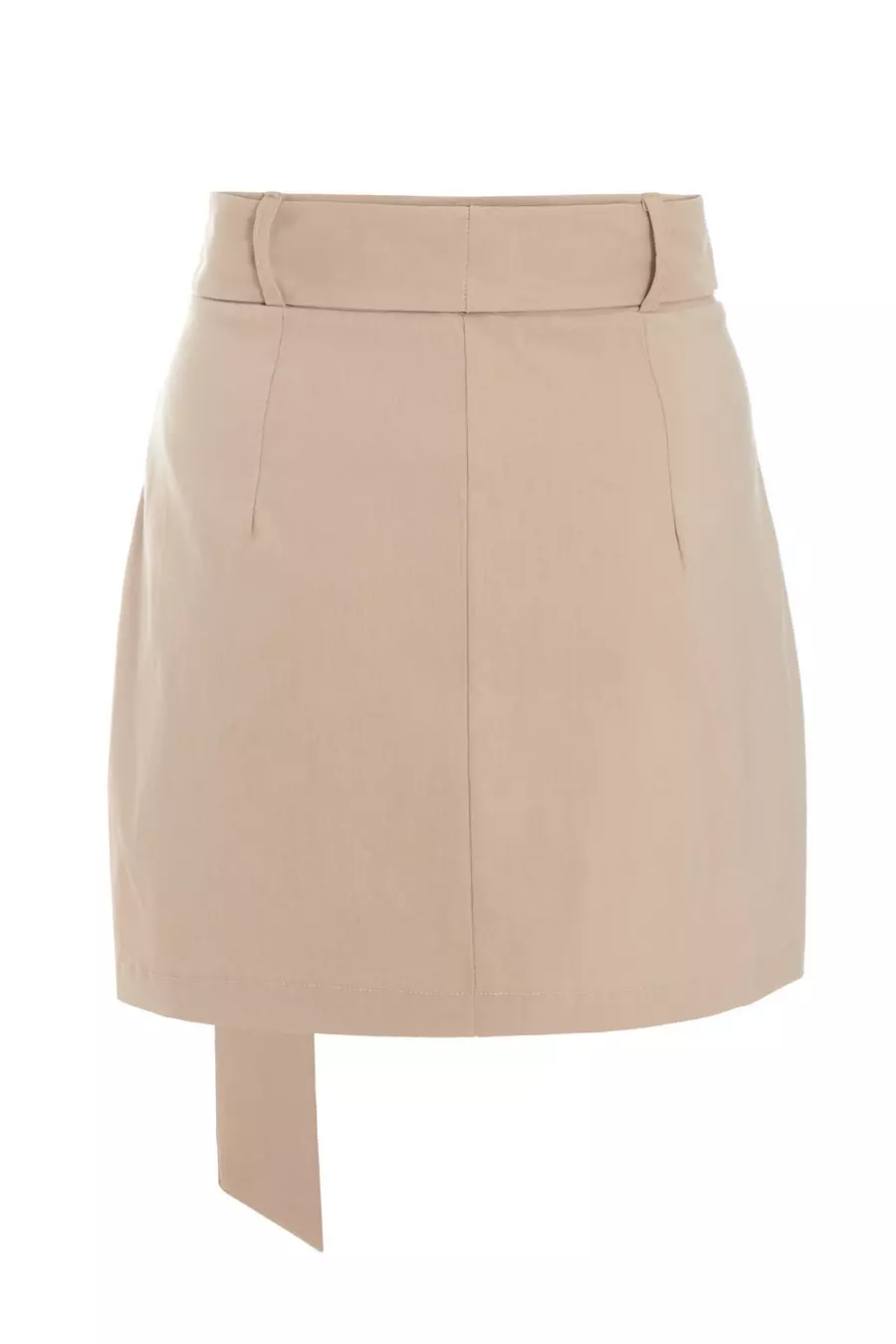 Heavy cargo mini skirt camel best sale