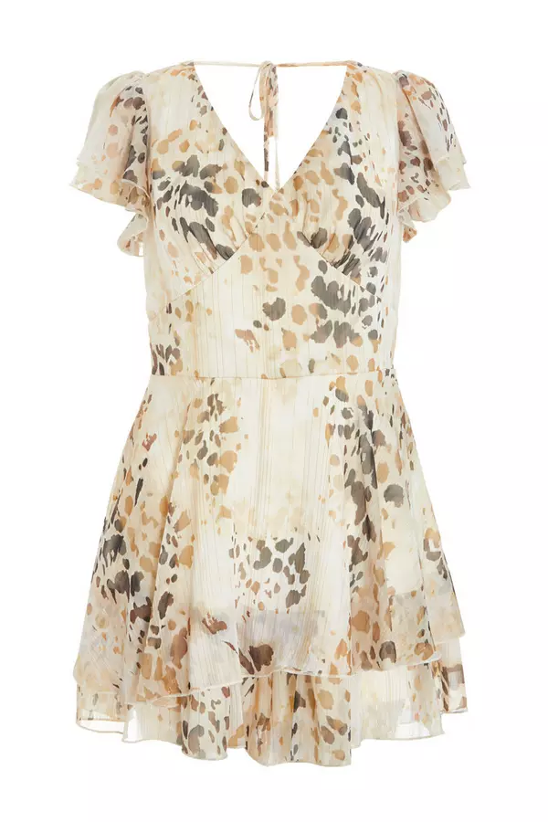 Stone Floral Playsuit