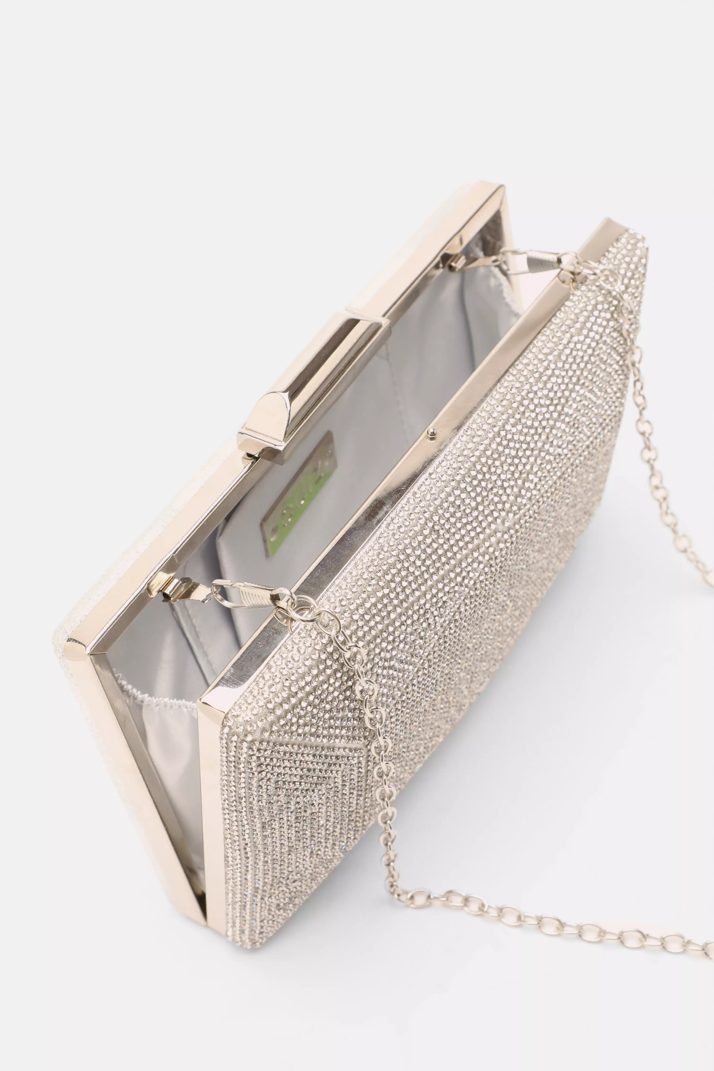 Silver clearance geometric bag