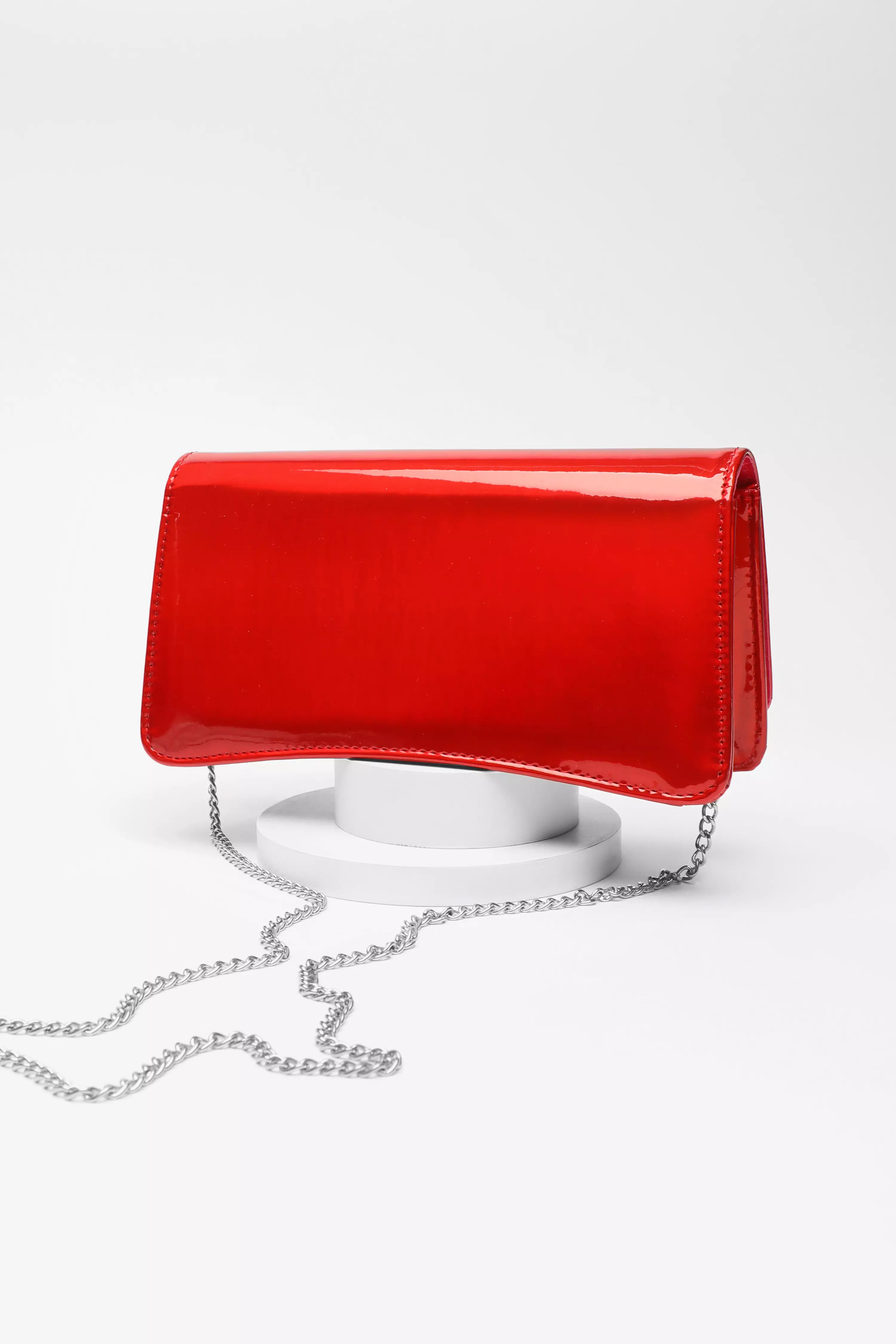 Quiz red clutch bag new arrivals