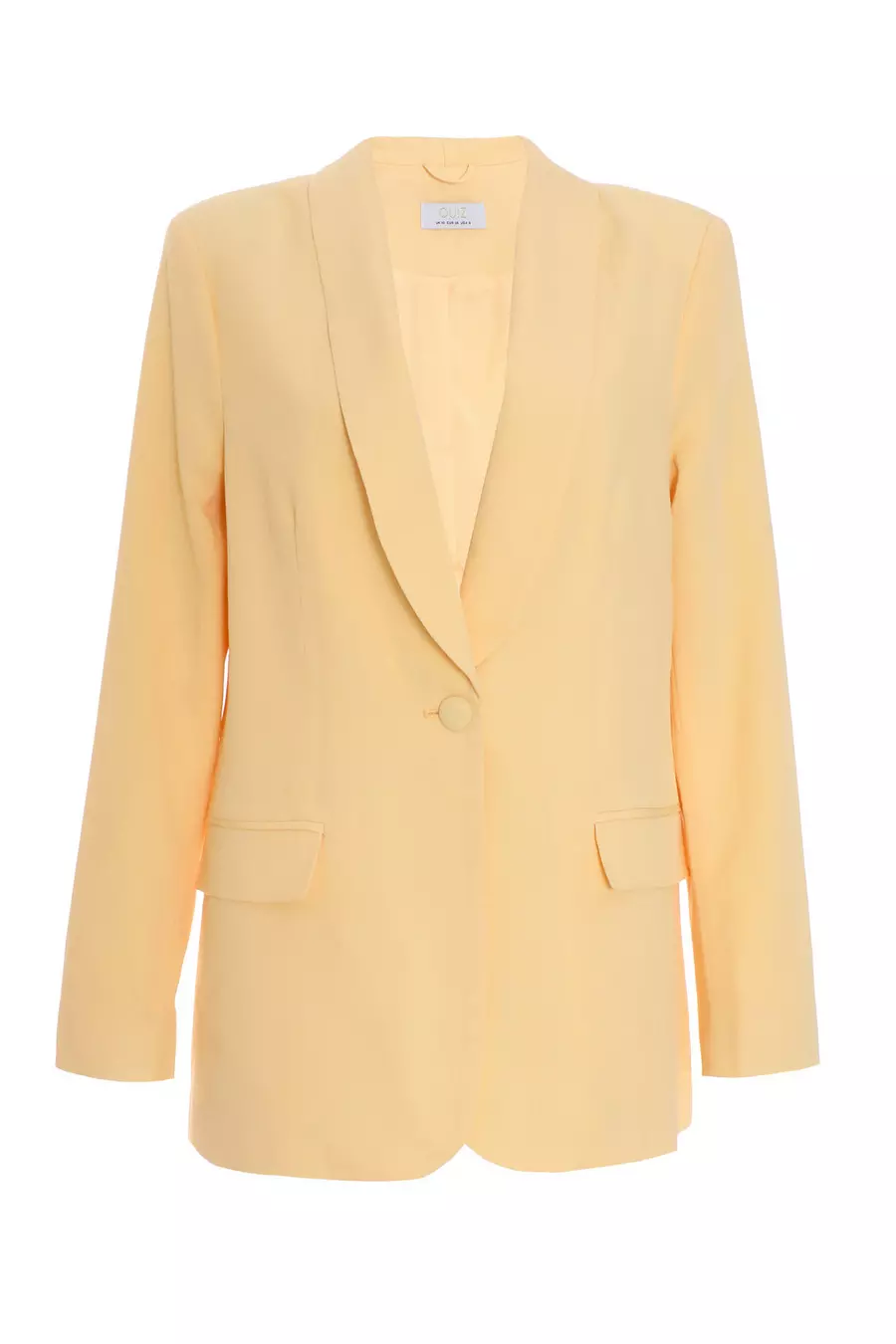 Yellow Linen Blazer QUIZ Clothing