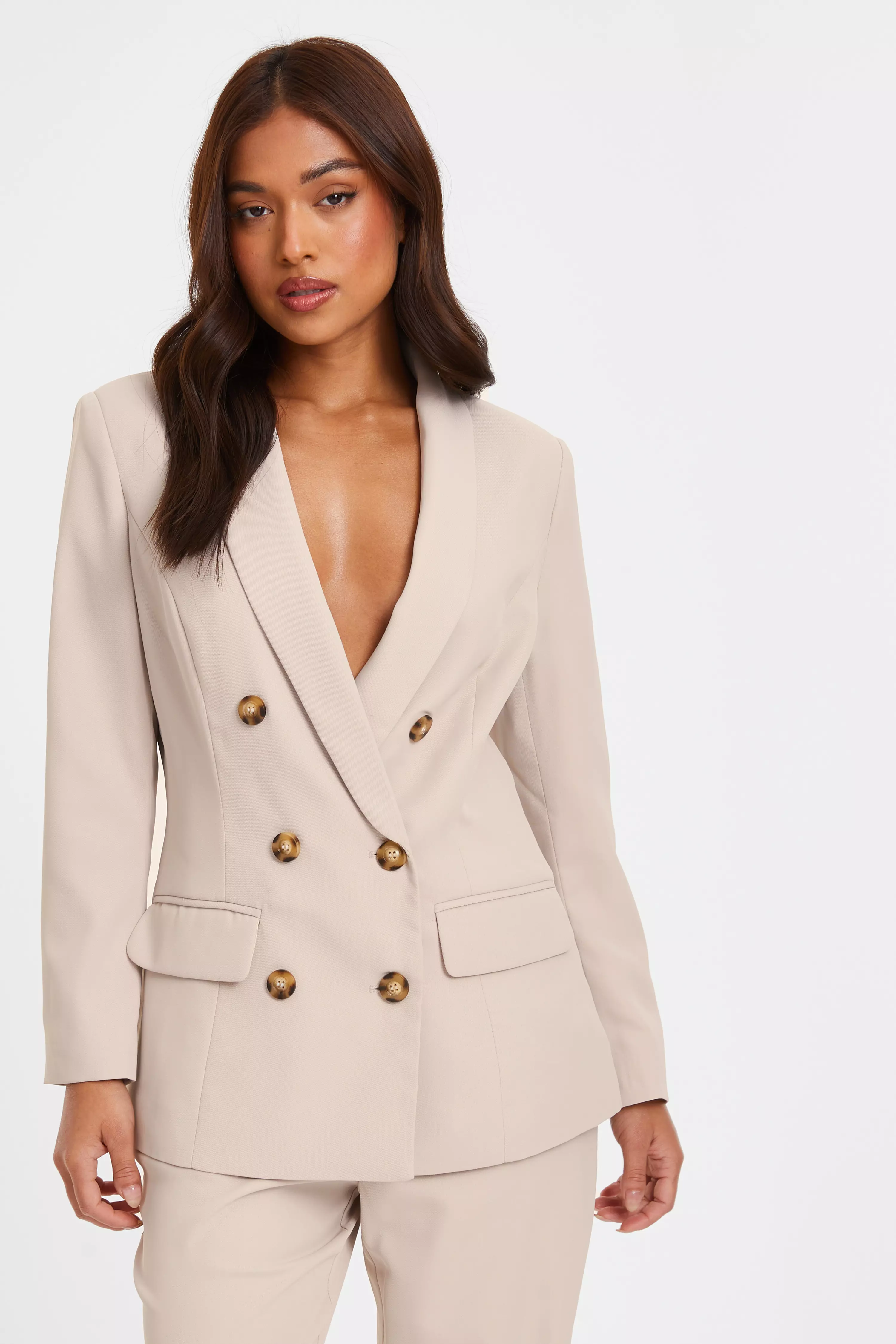 Petite Stone Tailored Blazer