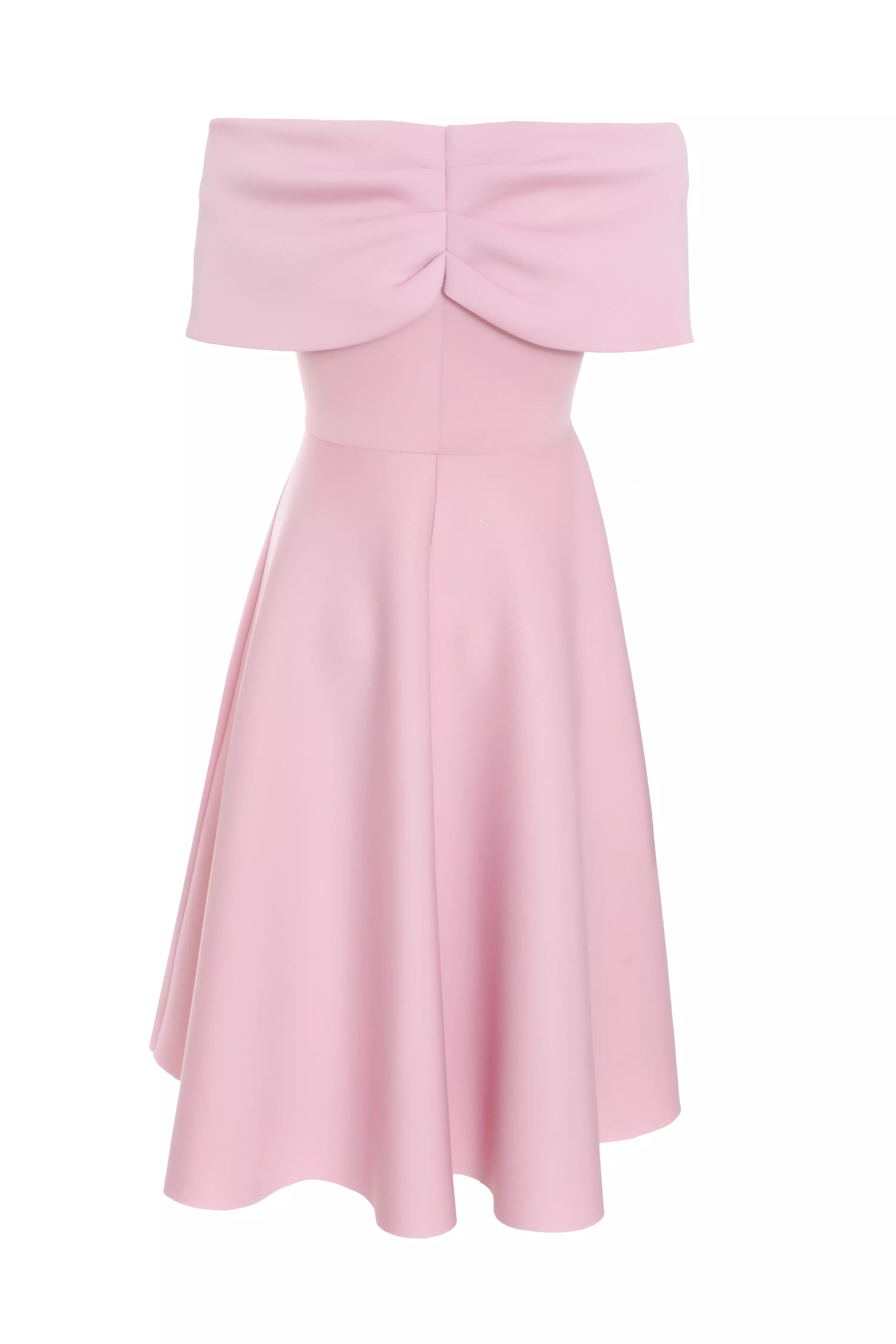 Petite Pink Midi Skater Dress