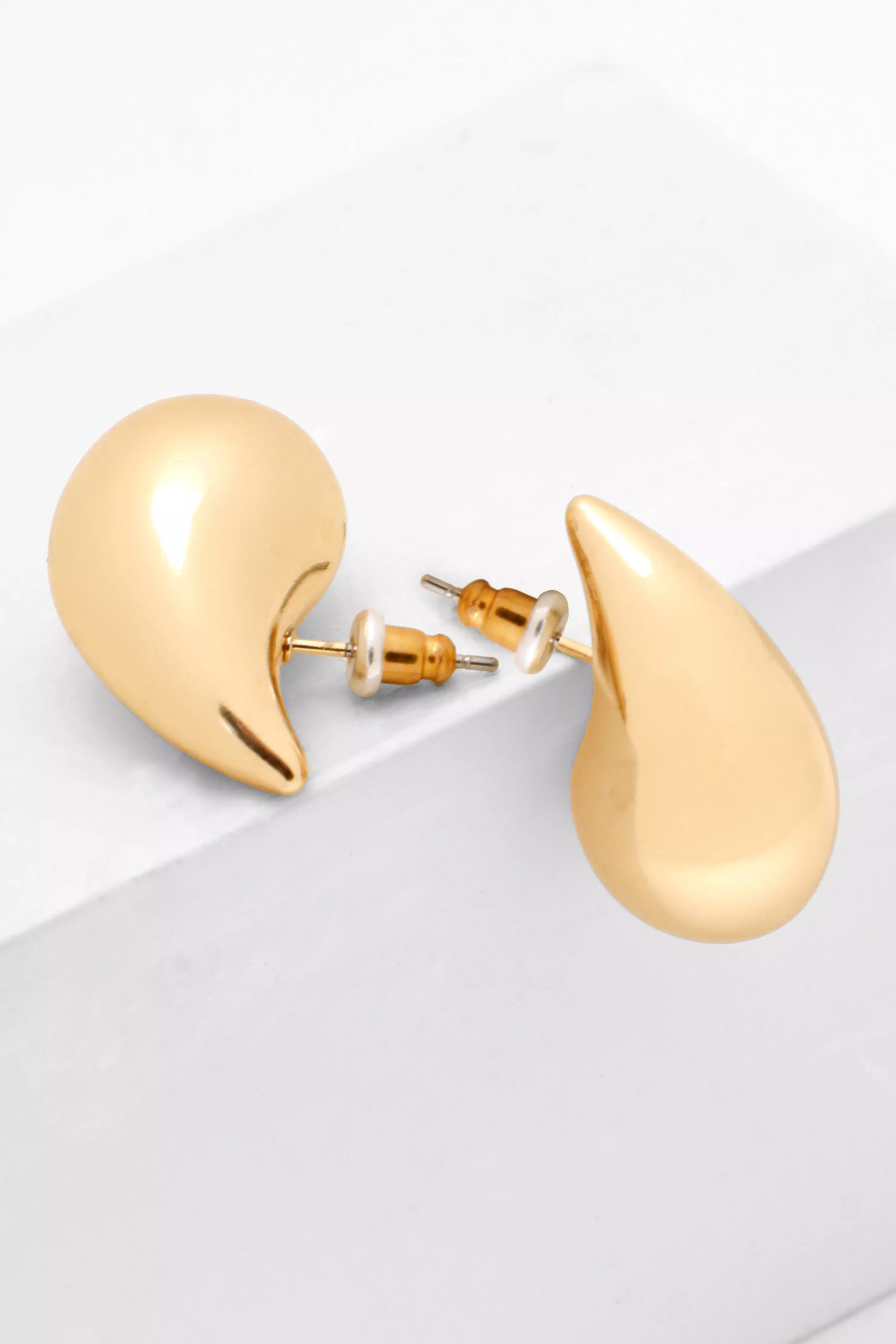 Gold Teardrop Earrings