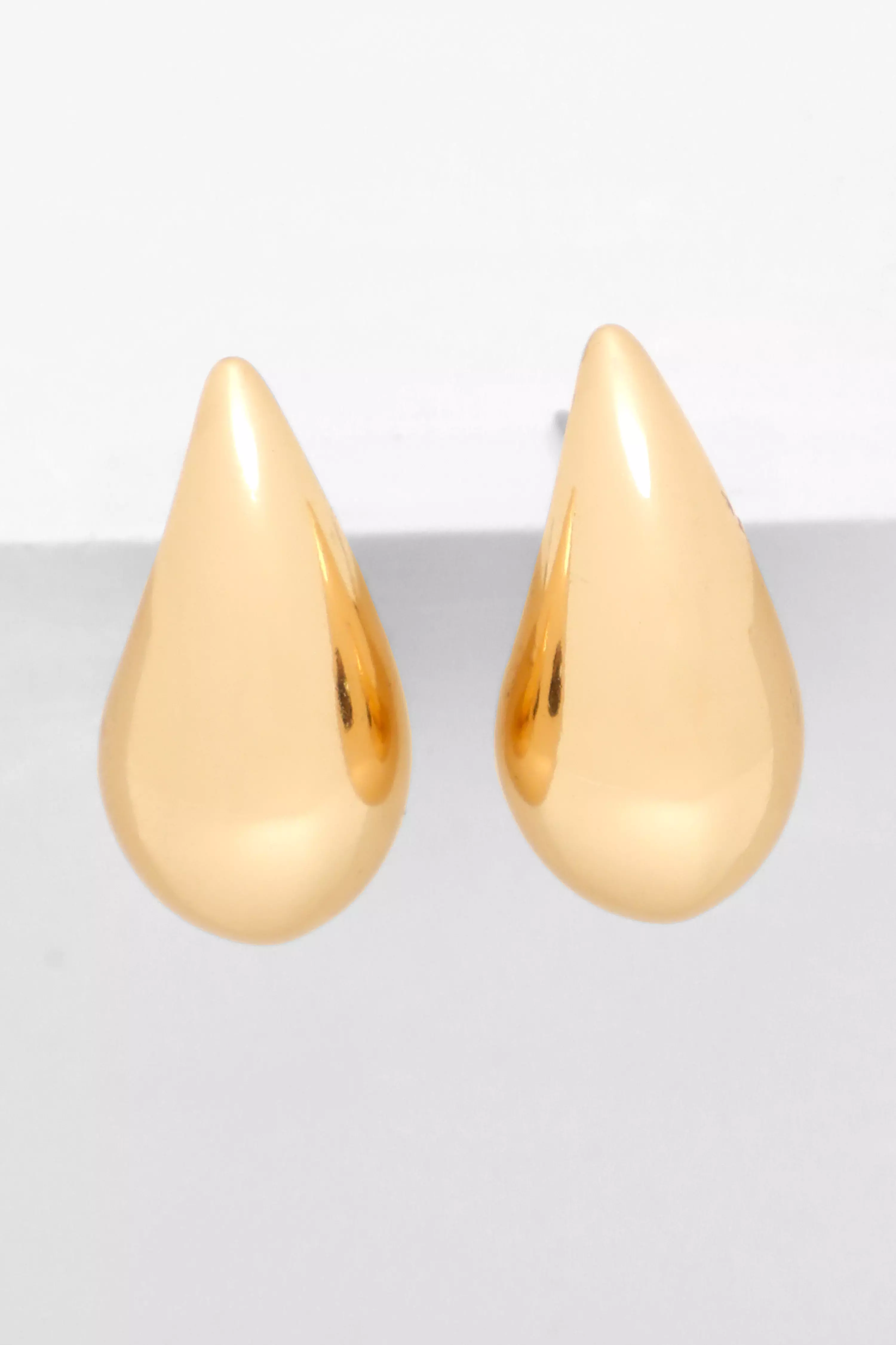 Gold Teardrop Earrings