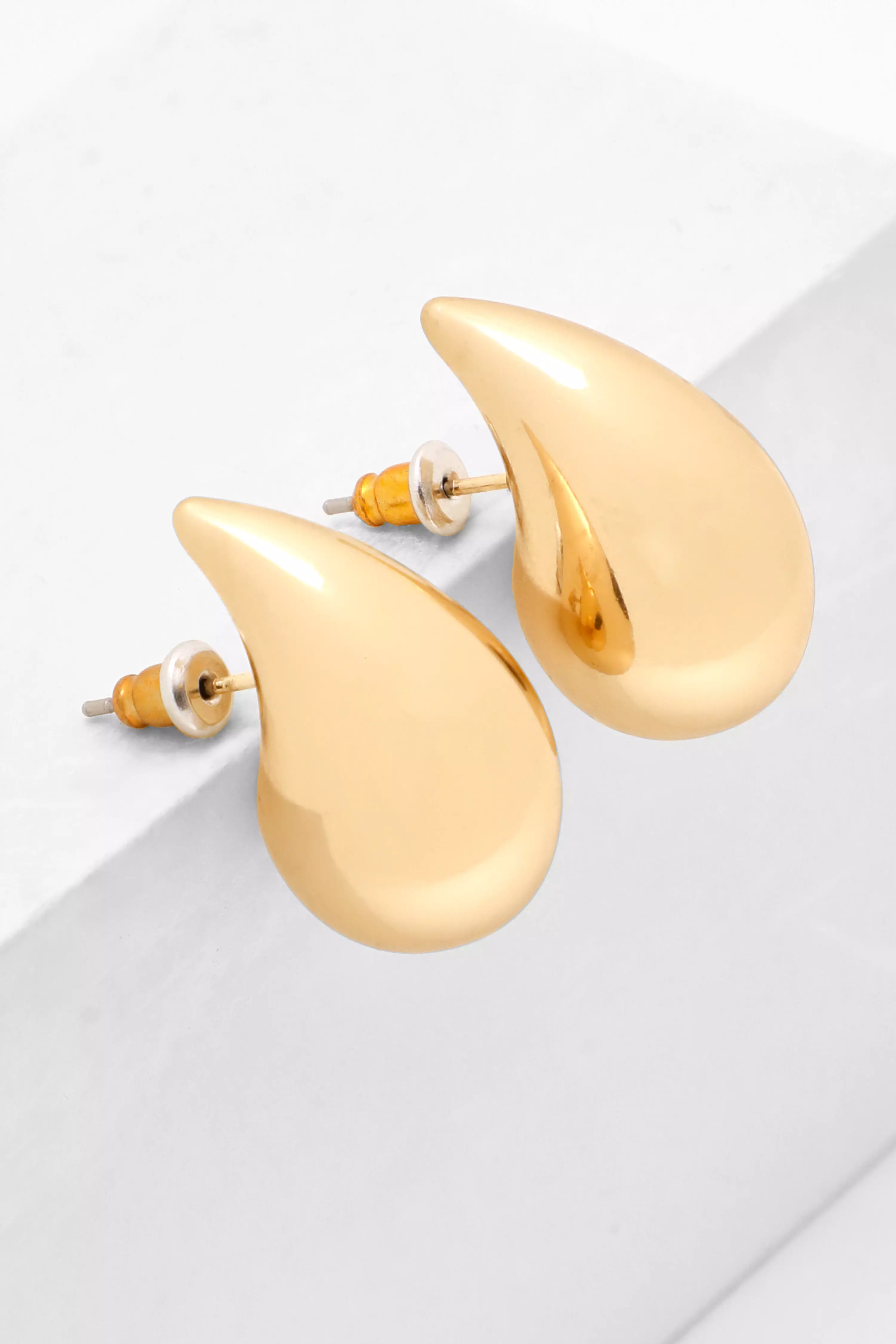 Gold Teardrop Earrings