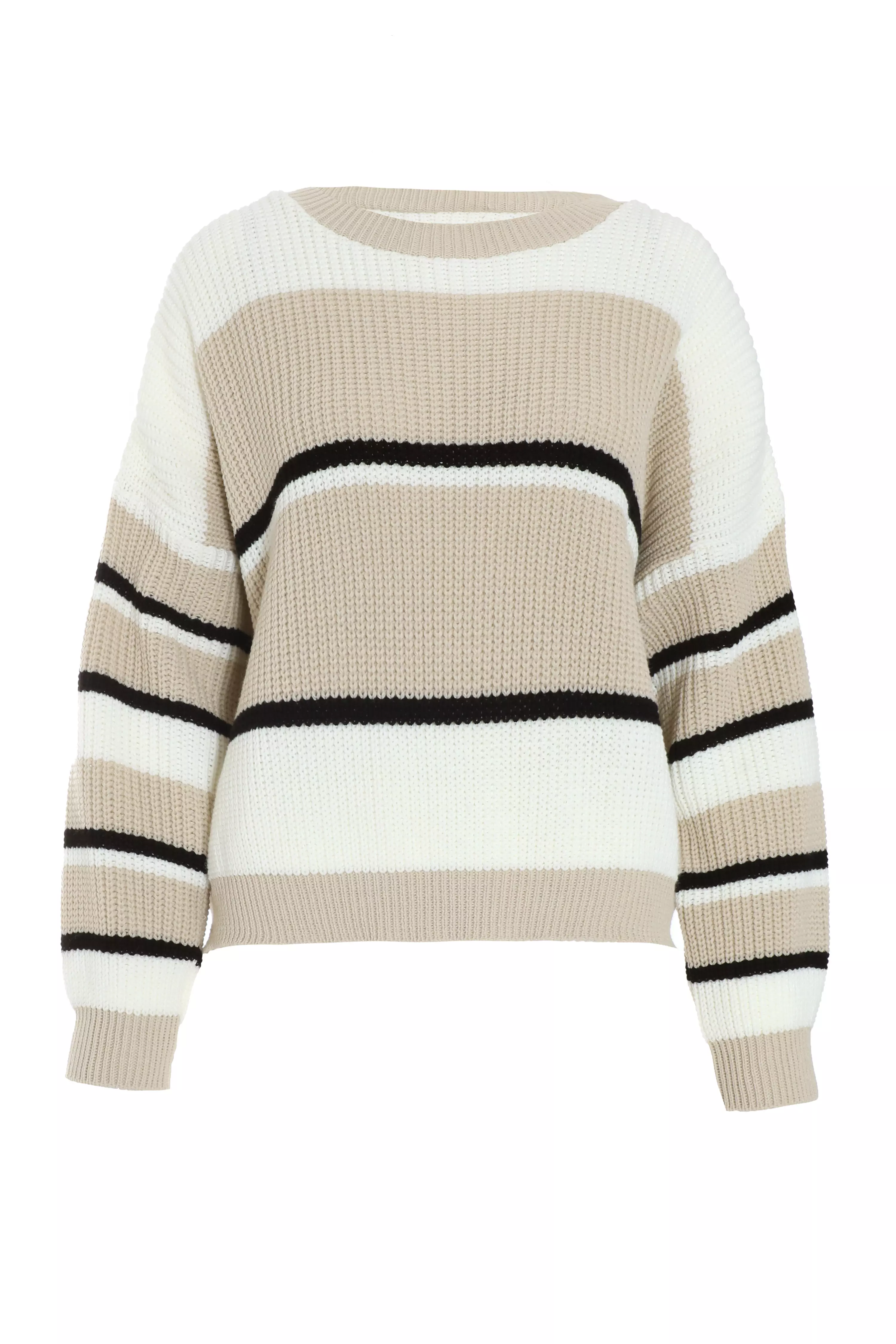 Stone Stripe Print Jumper