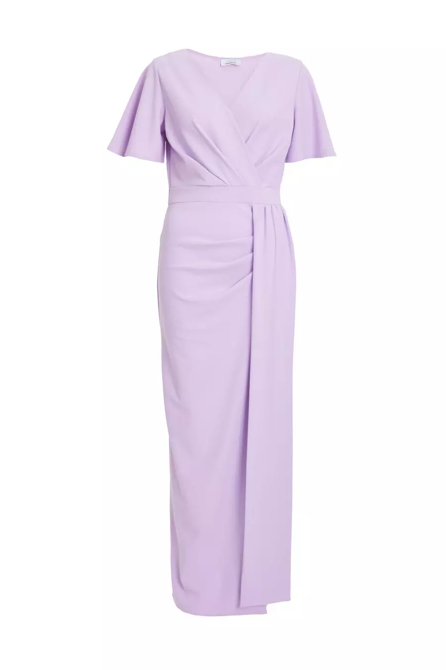 Lilac Wrap Maxi Dress QUIZ Clothing