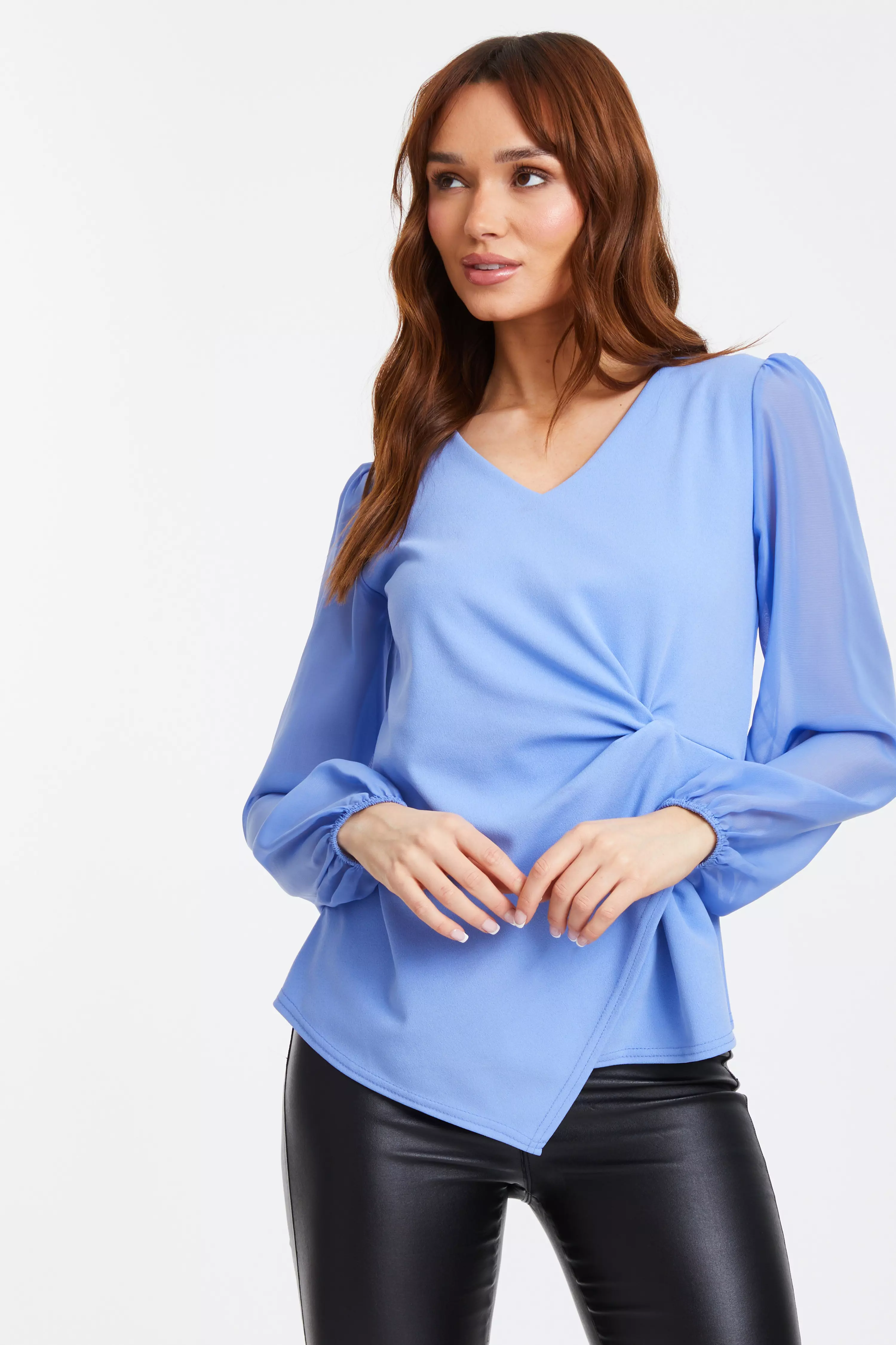 Blue Knot Front Top