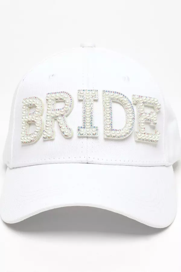 Bridal White Cap