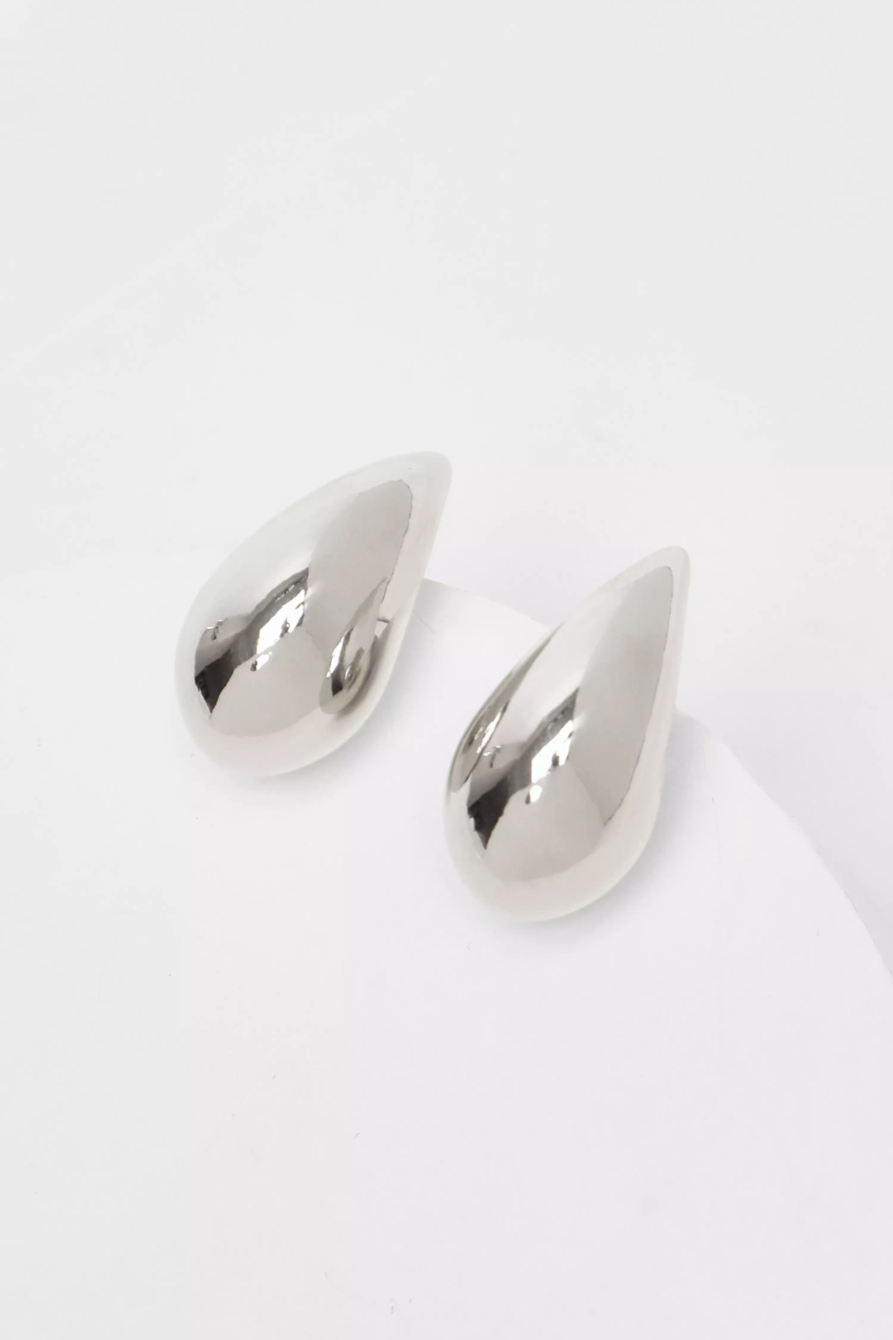 Silver Teardrop Earrings