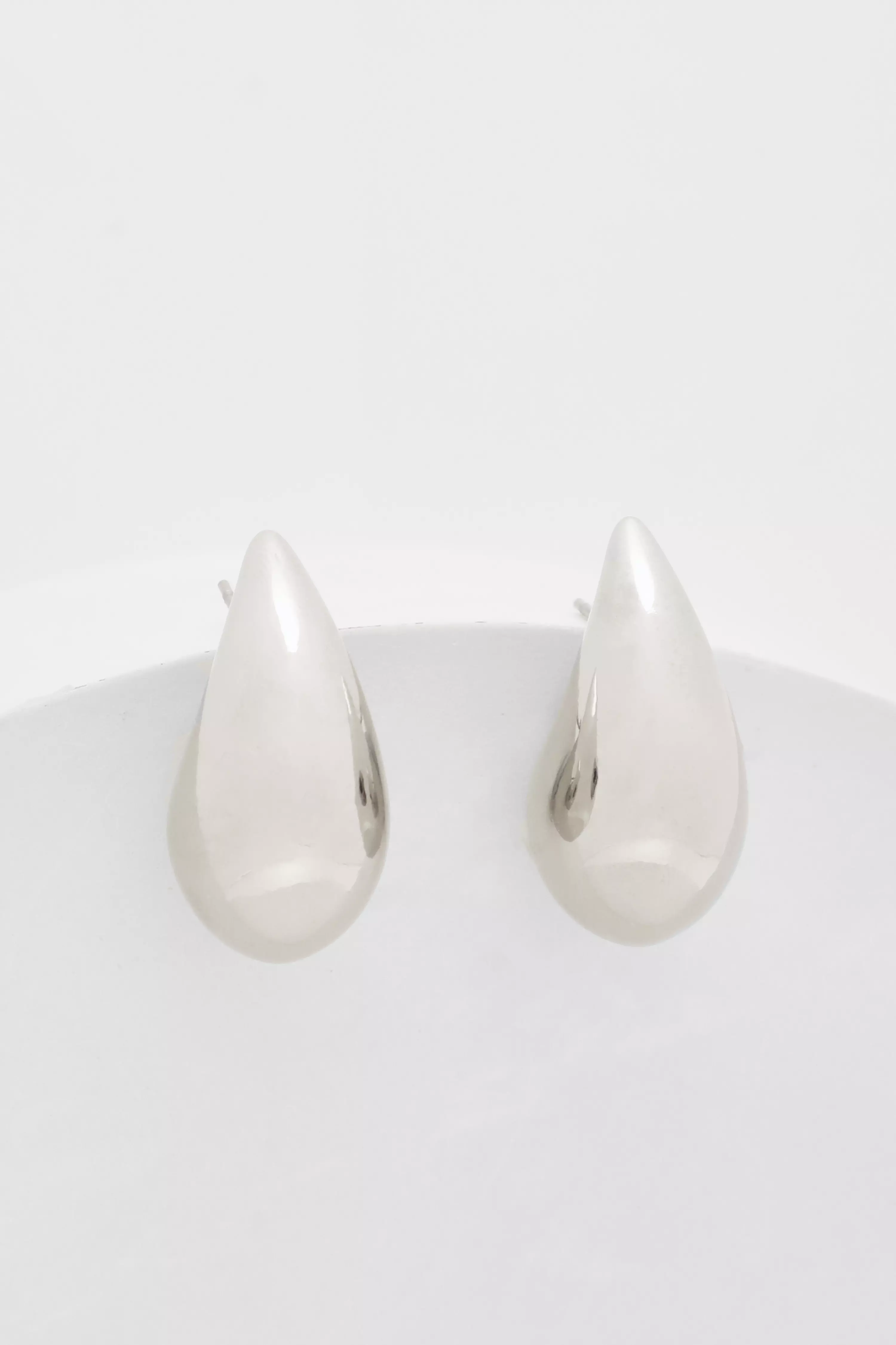 Silver Teardrop Earrings