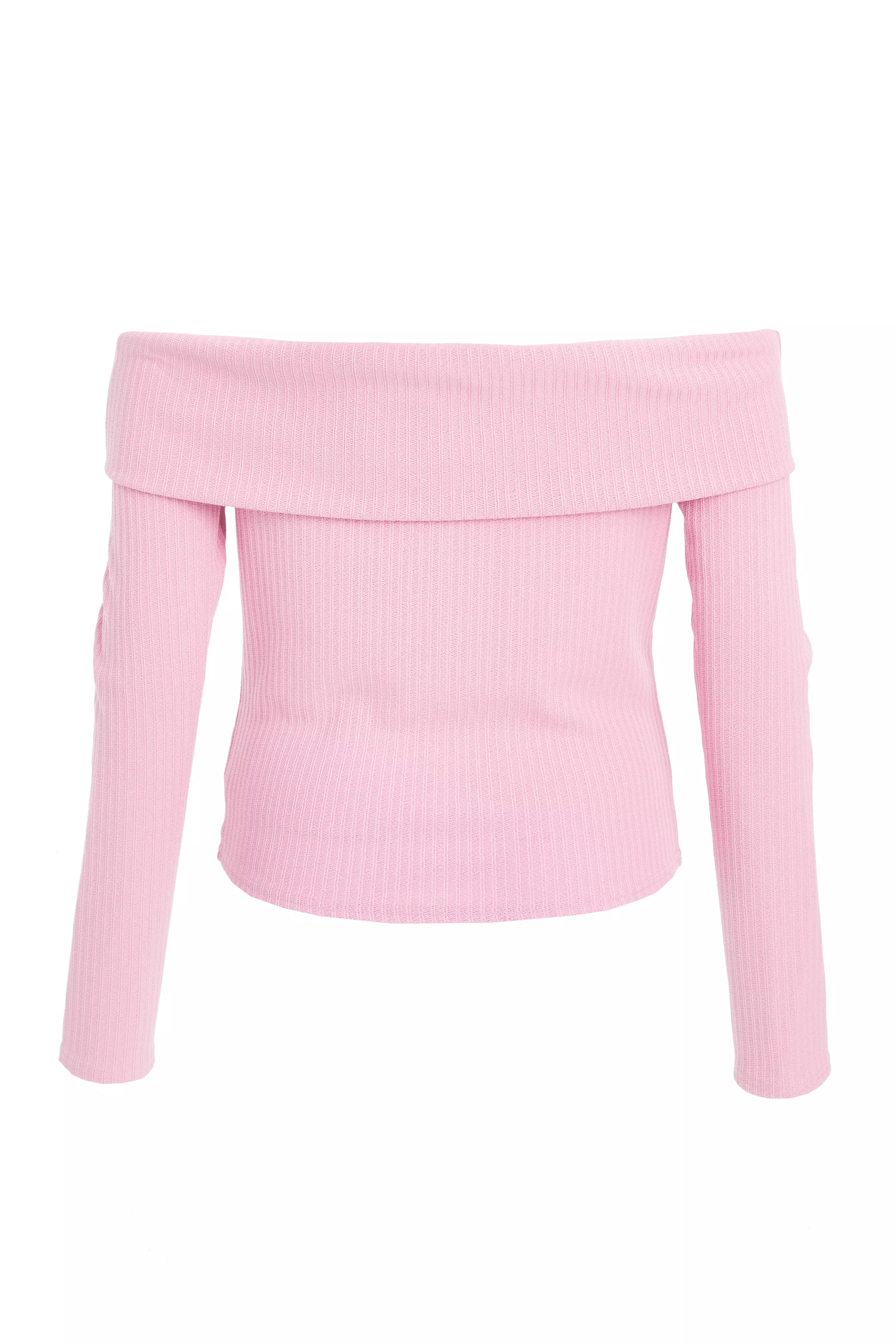 Pink Bardot Top