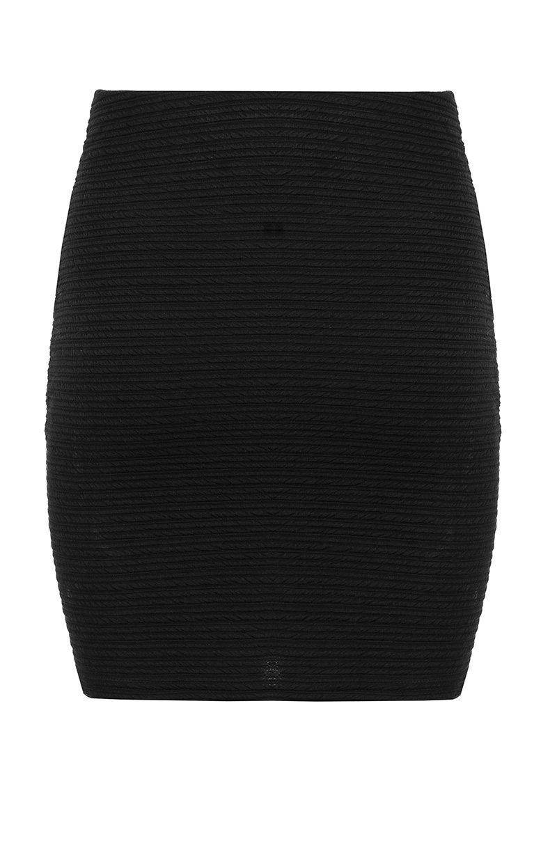 Black bodycon hot sale school skirt