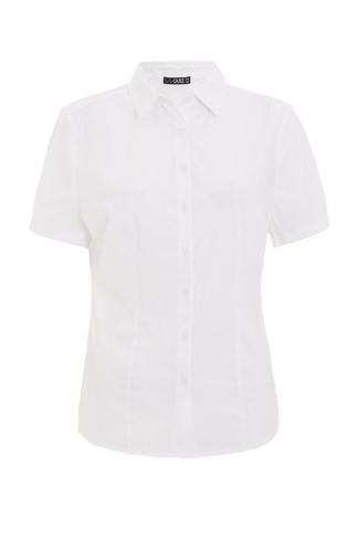 white shirt womens short sleeve